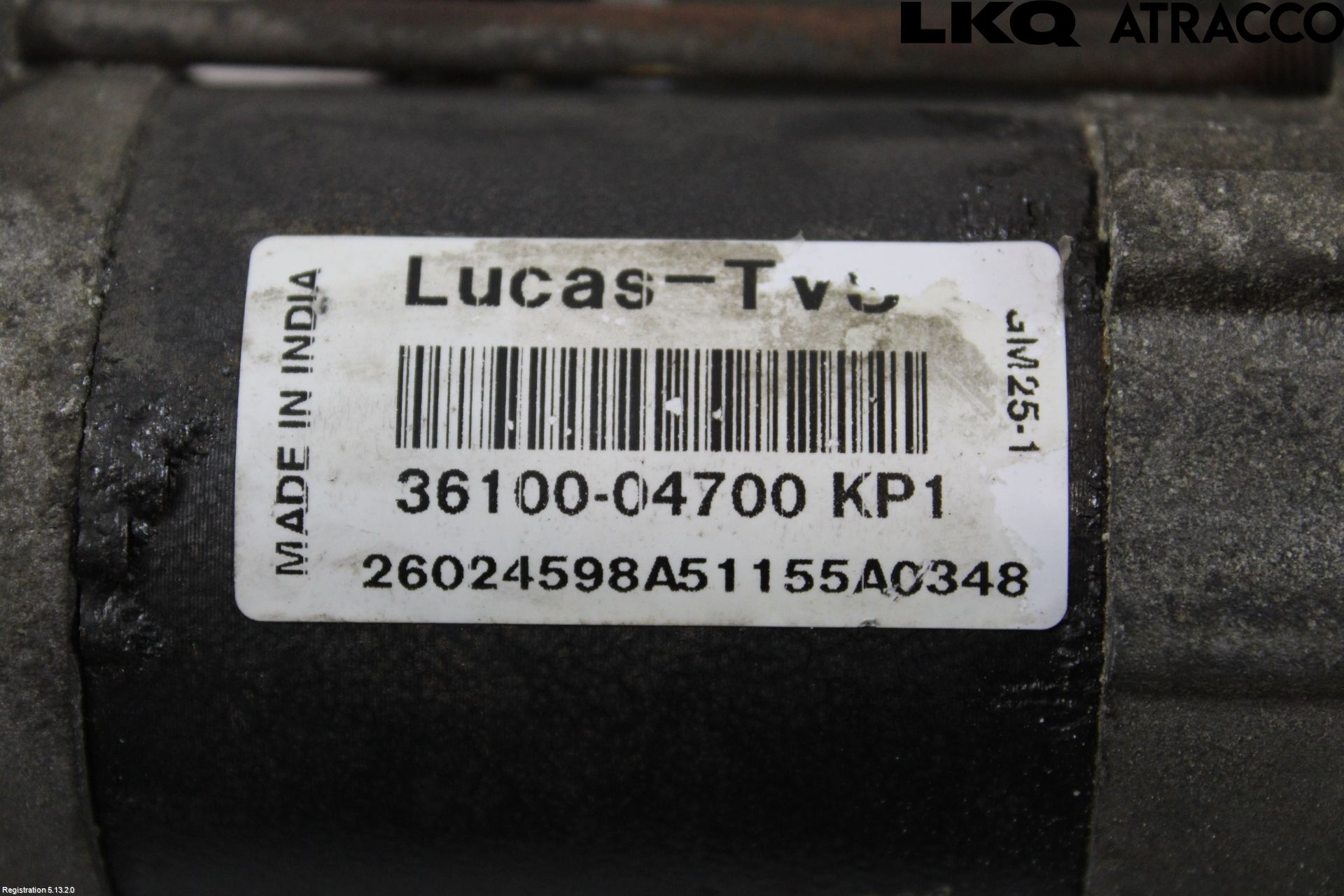 Hyundai i10 BA 14-16 Startmotor