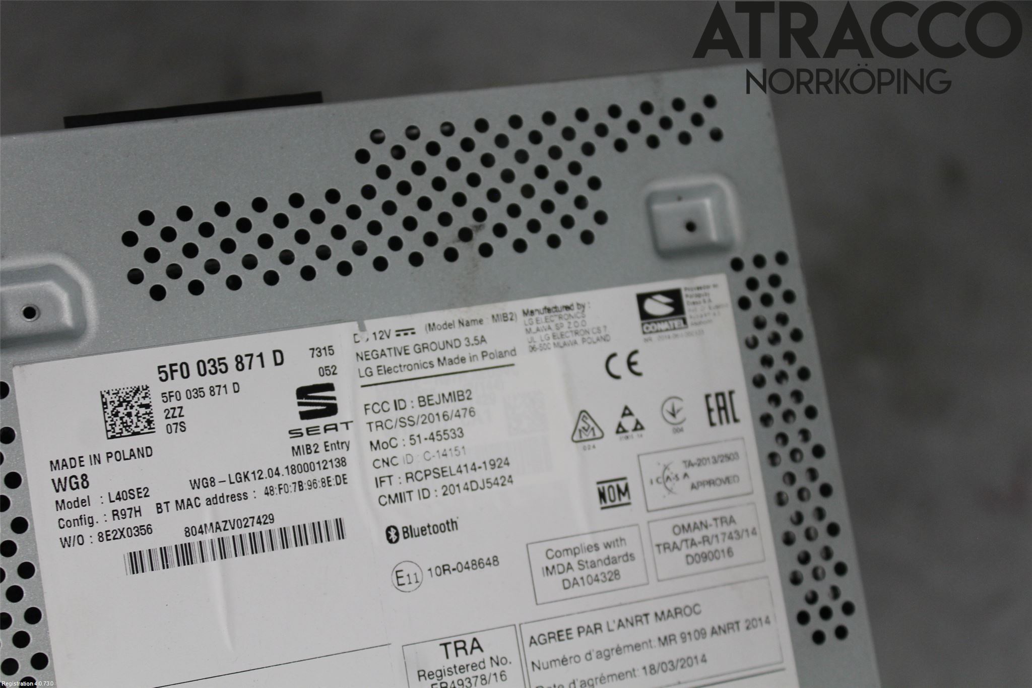 Seat LEON 13-20 Cd Radio - Multimediapanel