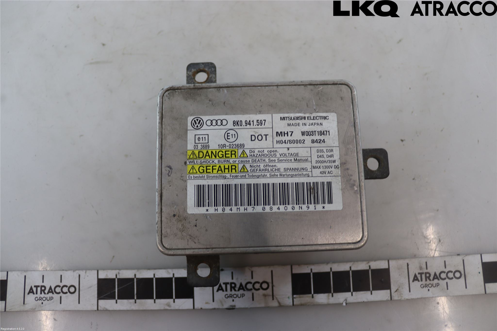 Audi A4/S4 08-11 Styrenhet Strålkastare