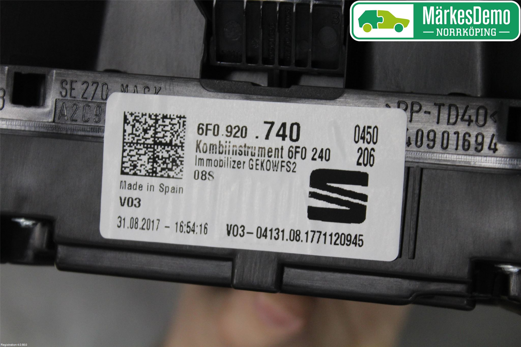 Seat IBIZA V 17-20 Instrument Komb