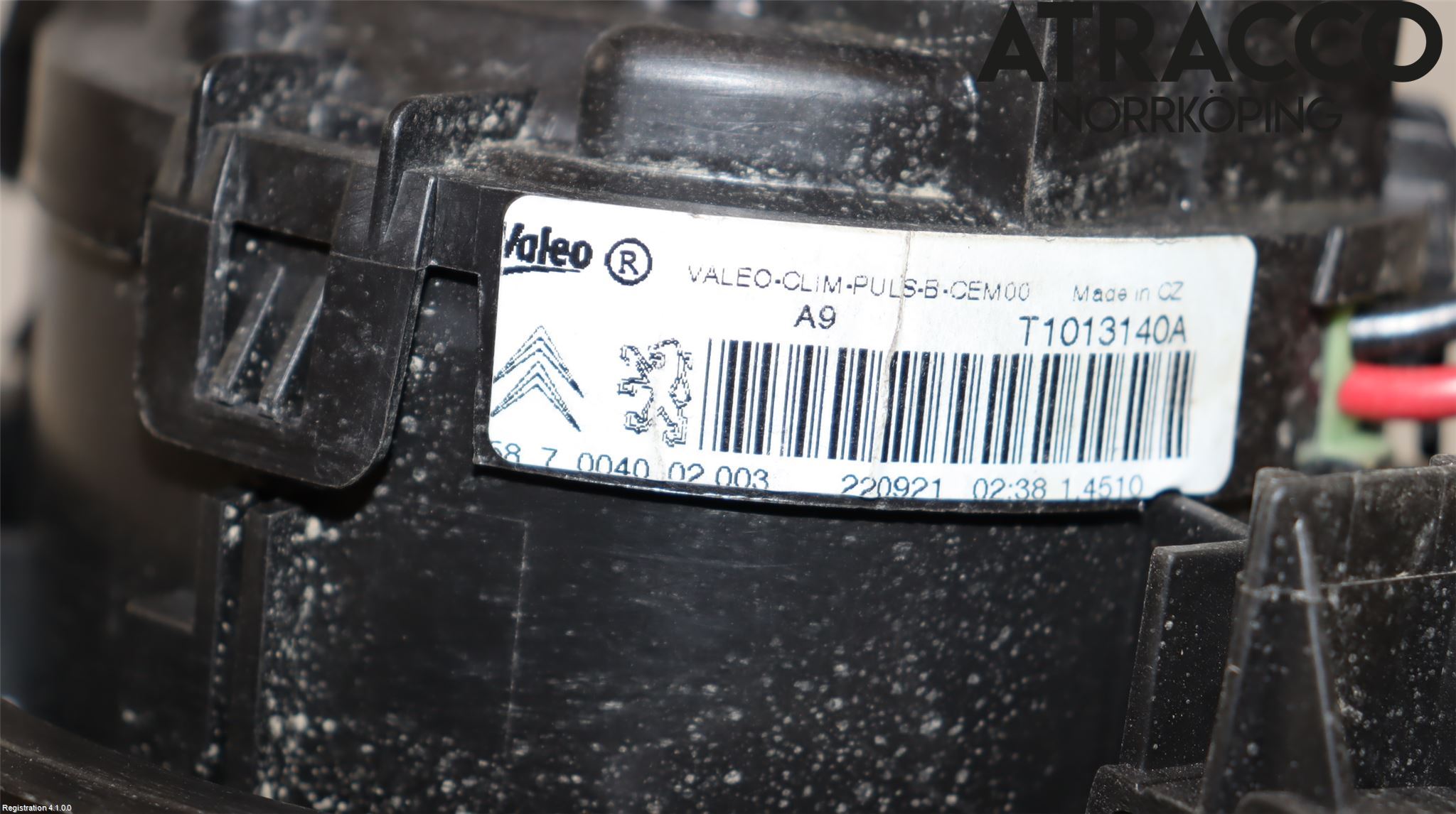 Citroen COTROEN C3 17-24 Värmefläkt