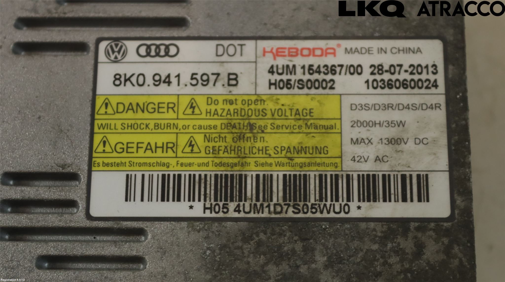 Skoda OCTAVIA (5E) 13-20 Styrenhet Strålkastare