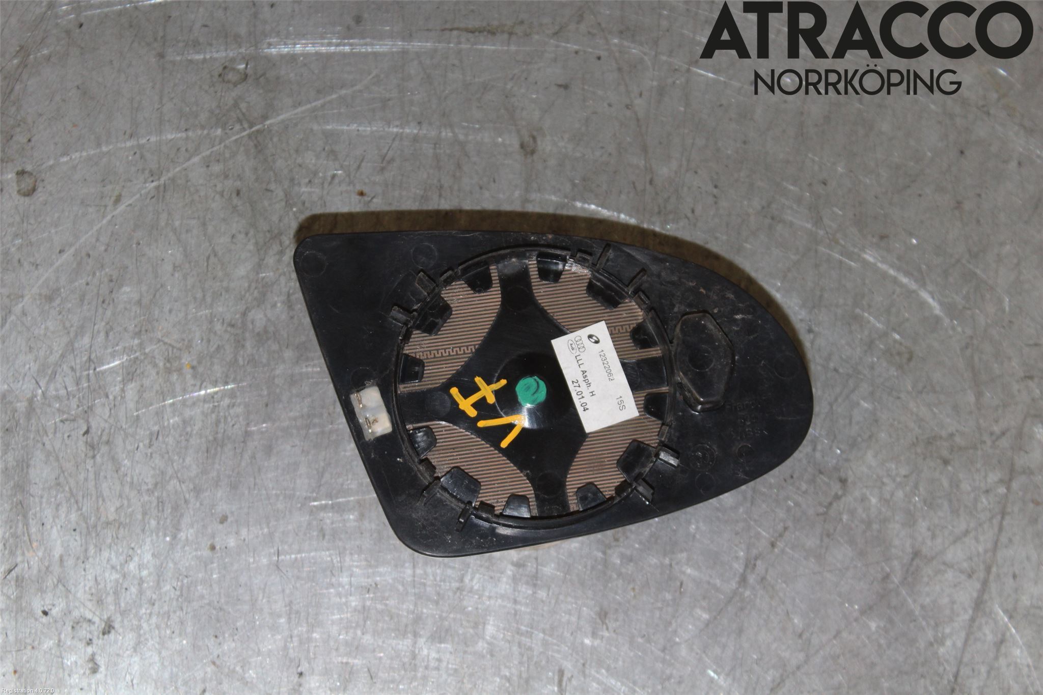 Audi A2 Spegelglas Vä