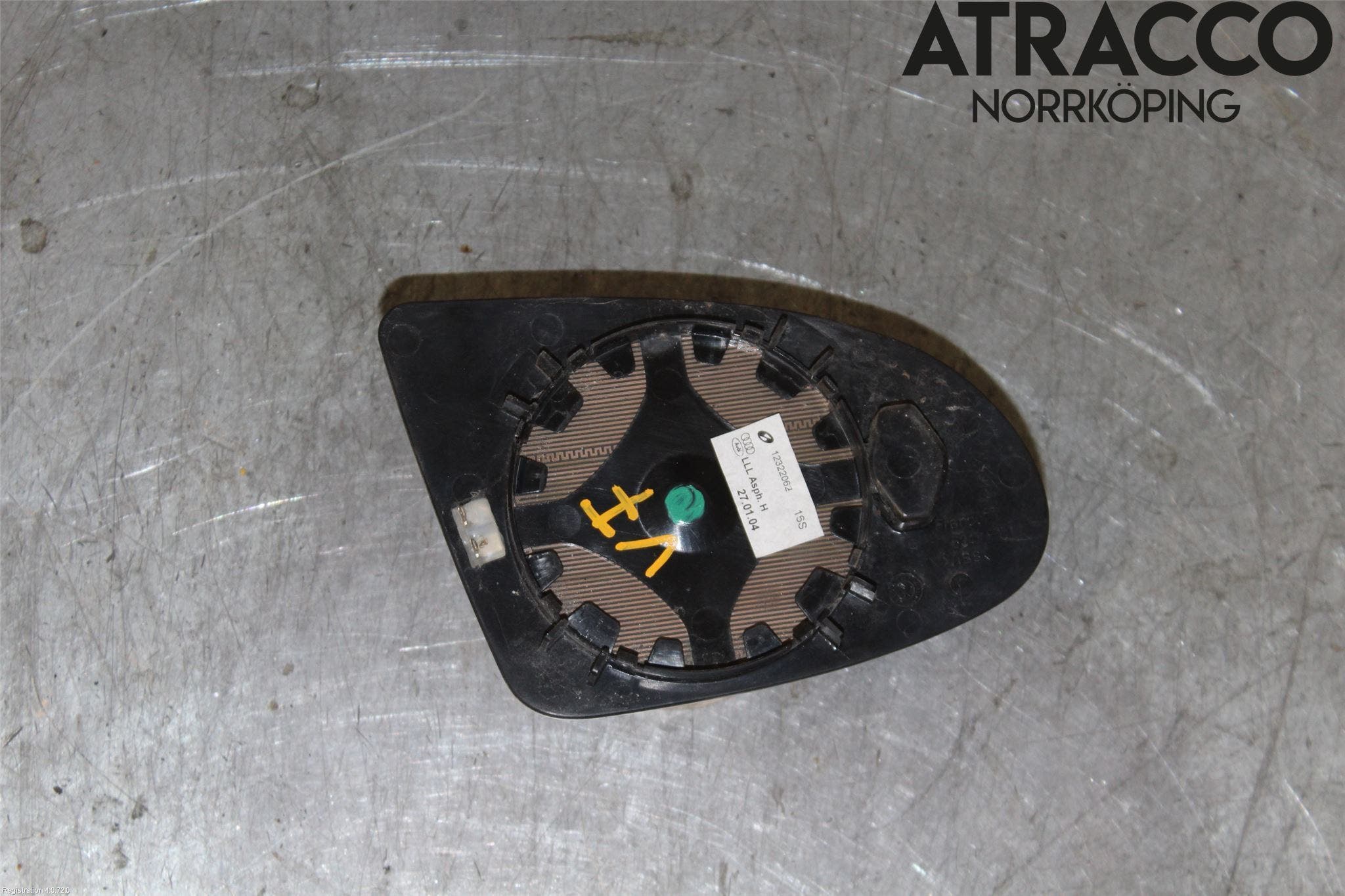 Audi A2 Spegelglas Vä