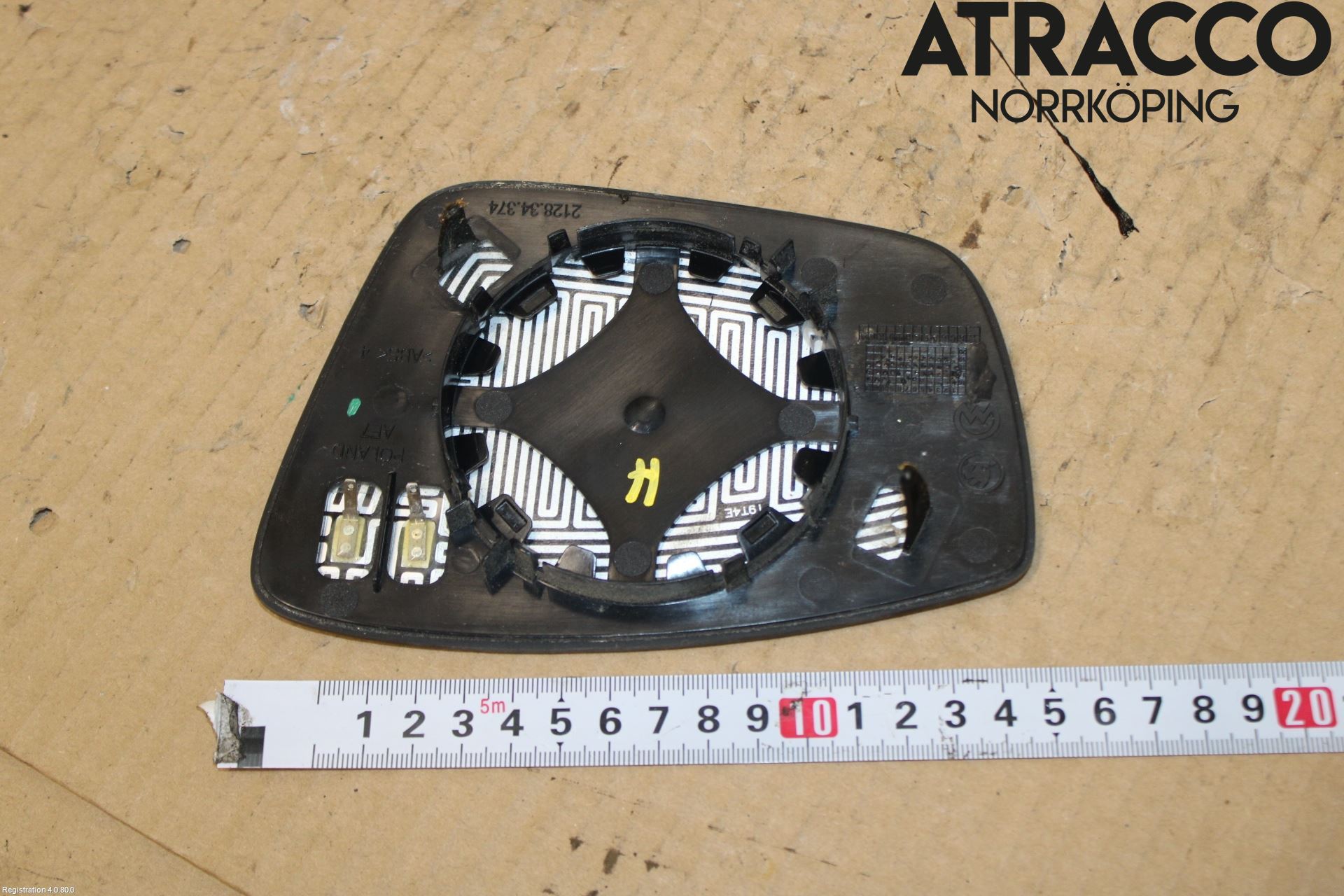 Skoda FABIA 15-21 Spegelglas Hö