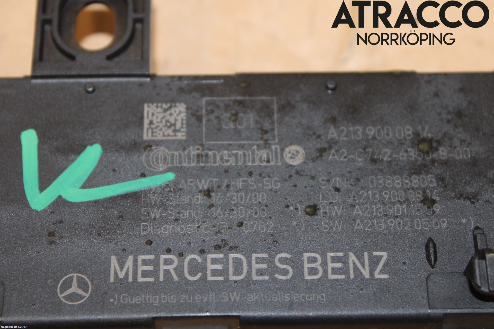 Mercedes-Benz MB C-KLASS (W205) 14-21 Styrenhet Baklucka