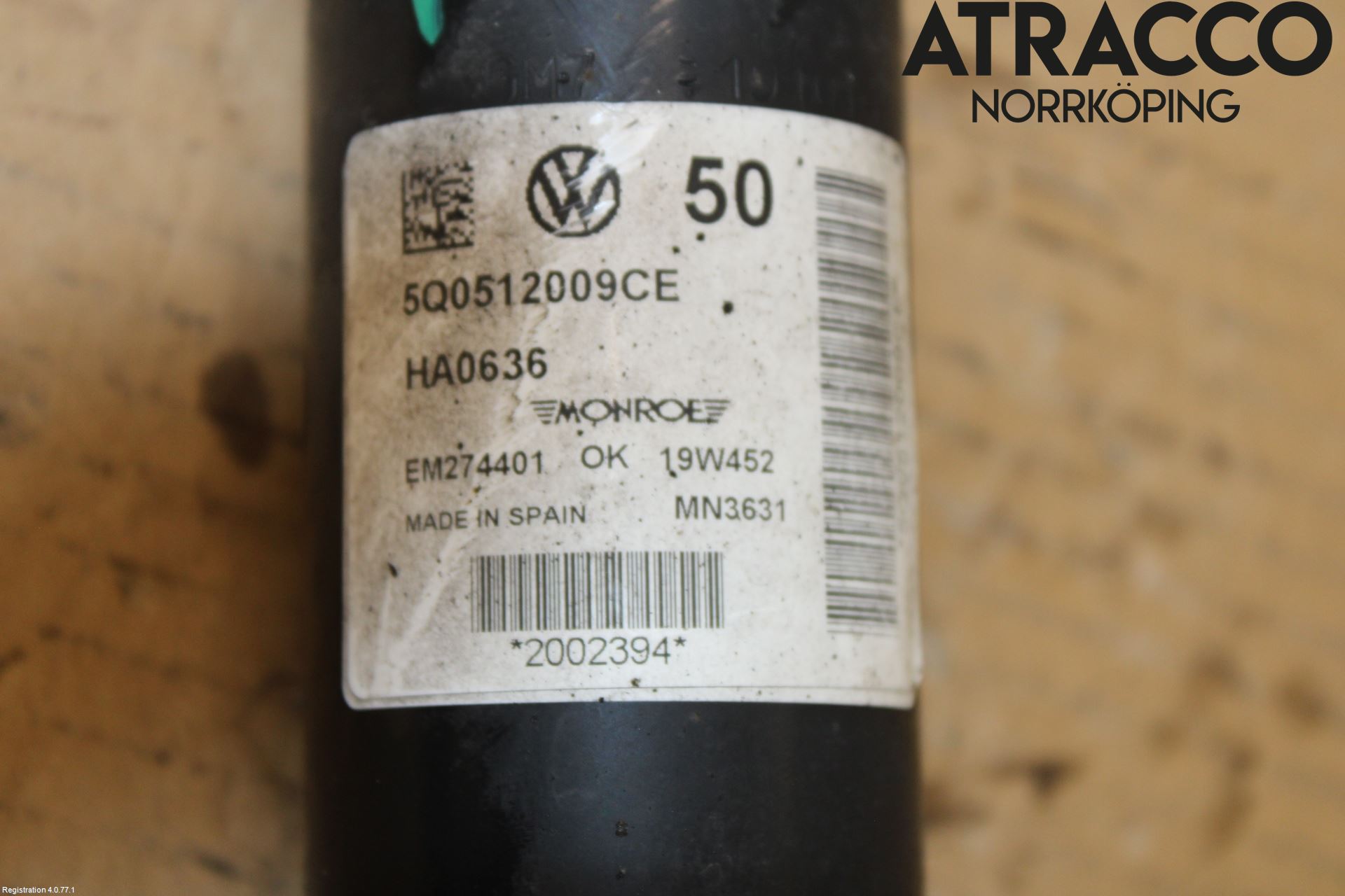 Seat LEON 13-20 Stötdämpare Bak