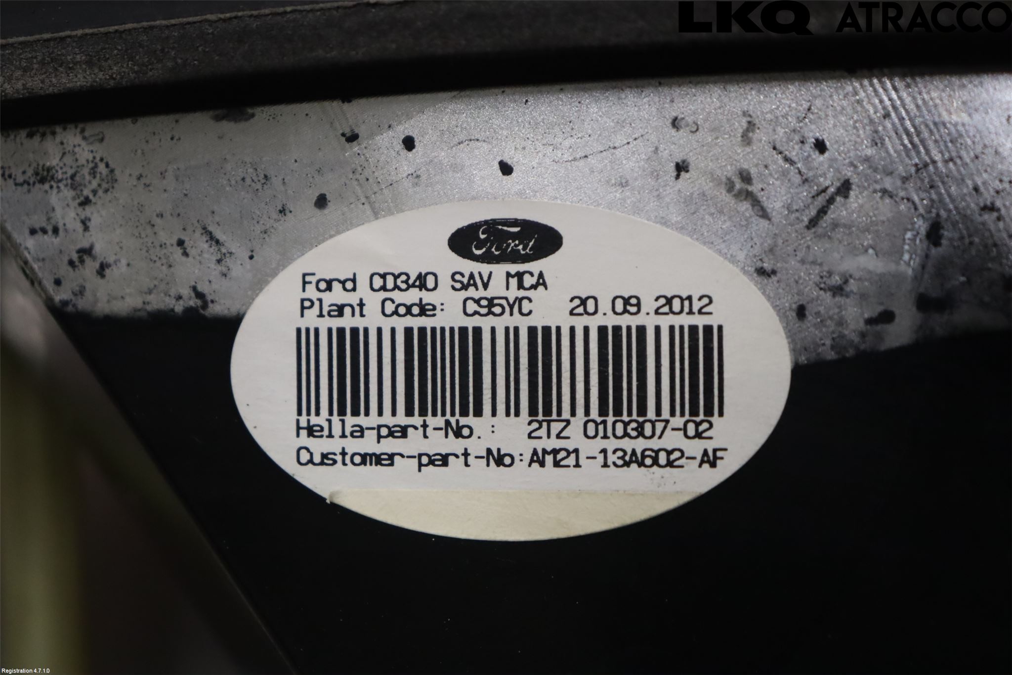 Ford S-MAX 06-15 Bakljus Lucka Hö