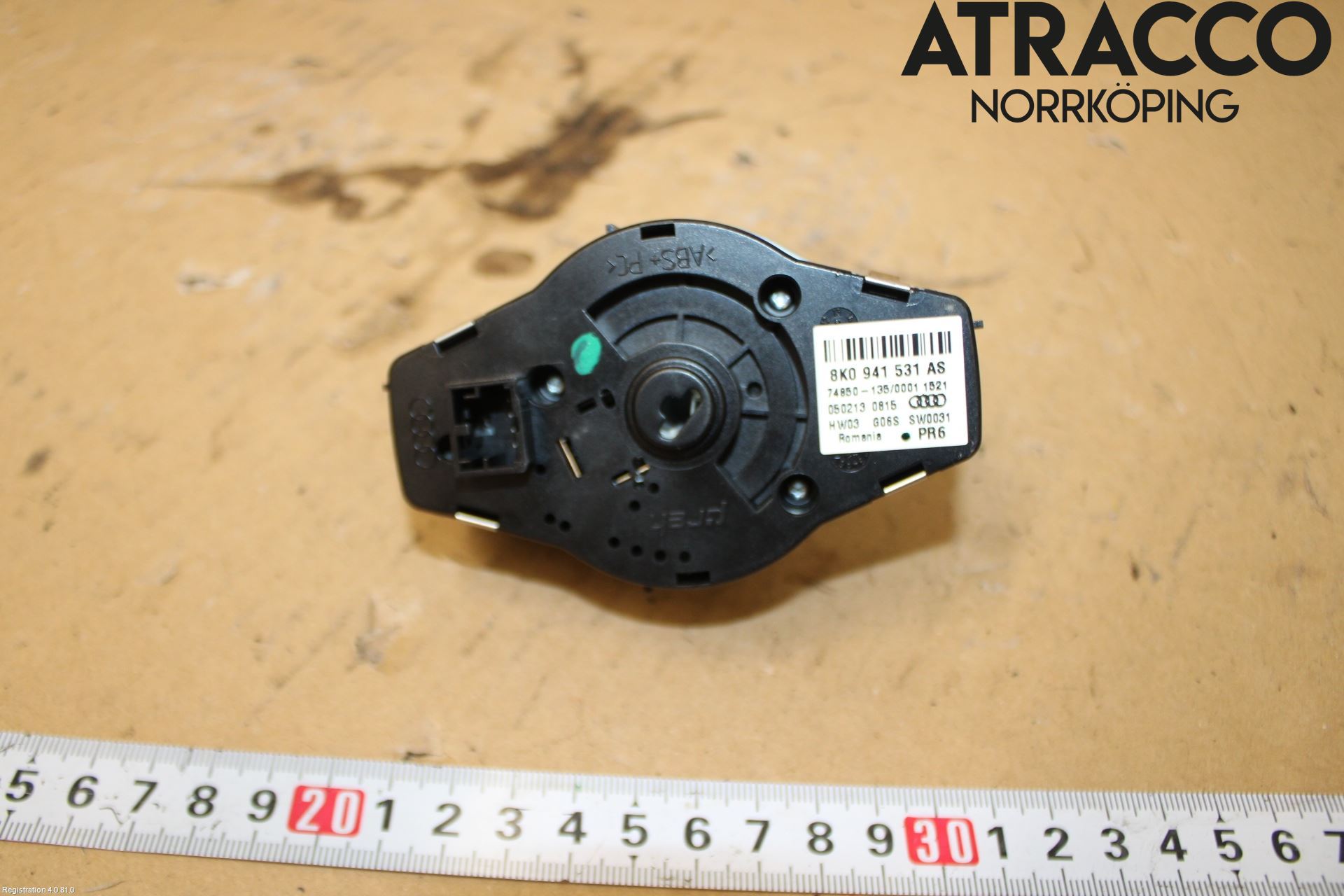 Audi A4 ALLROAD 09-16 Strömställare Ljus