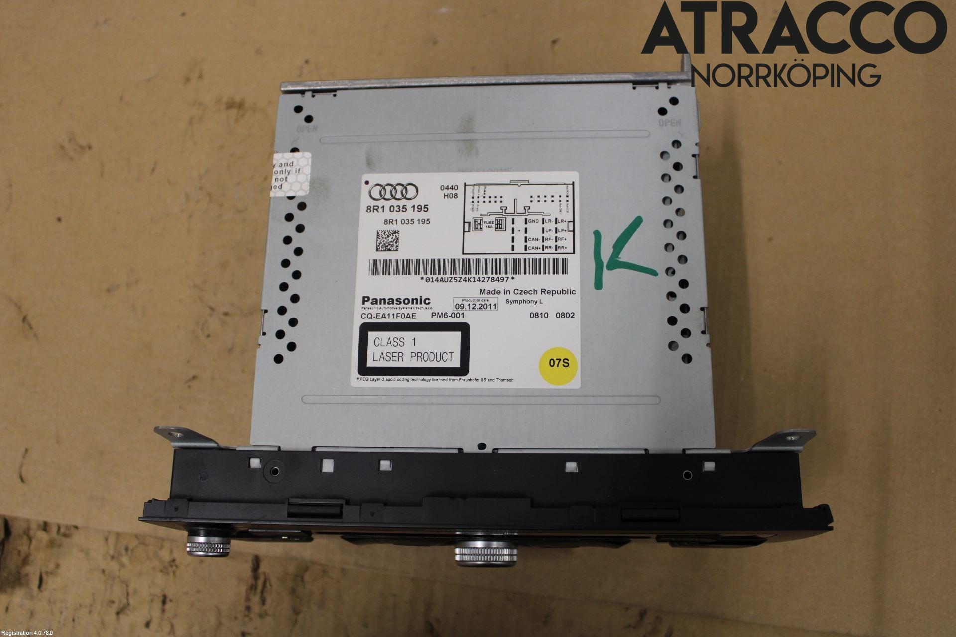Audi A5 07-16 Cd Radio - Multimediapanel