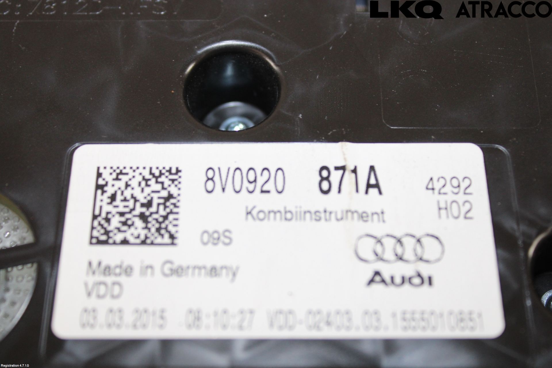 Audi A3/S3 8V 13-20 Instrument Komb