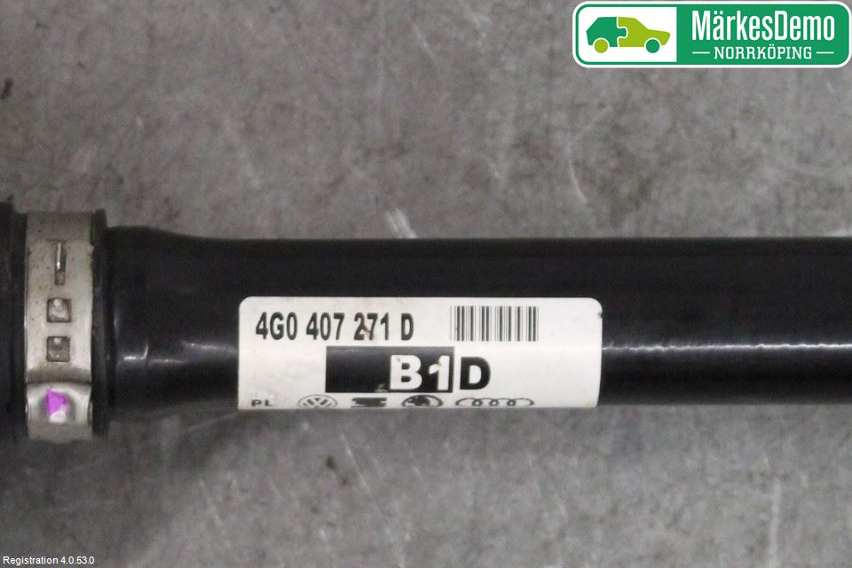 Audi A6/S6 4G 11-18 Drivaxel Fram Vänster