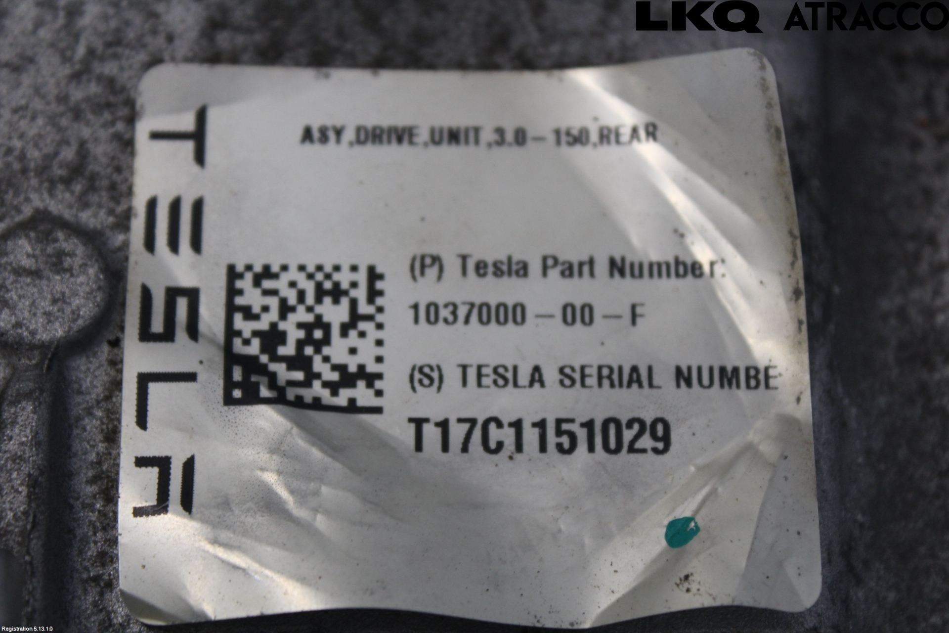 Tesla MODEL X 16- Motor Elektrisk Bak