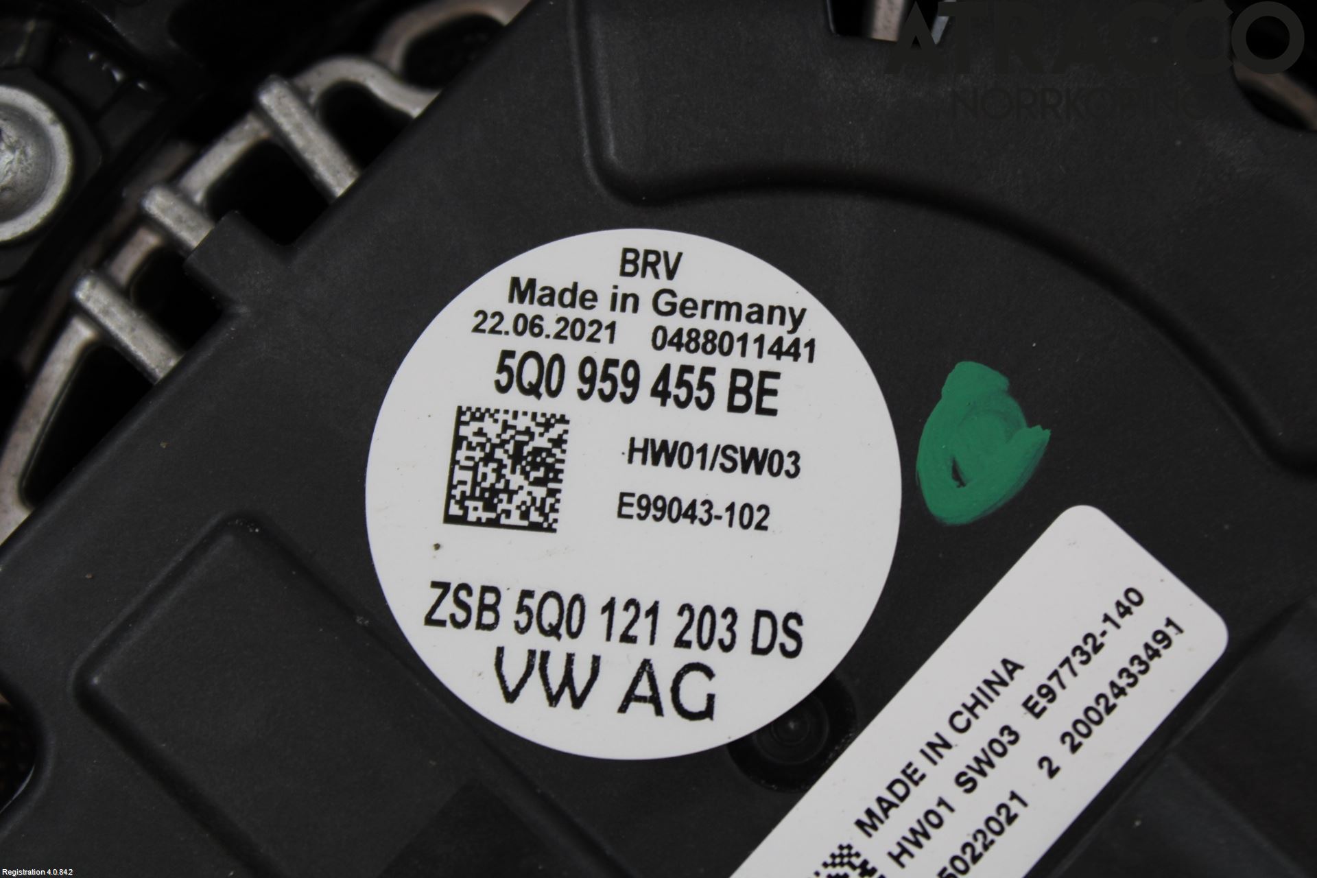 Audi A3/S3 8Y 21- Kylfläkt El