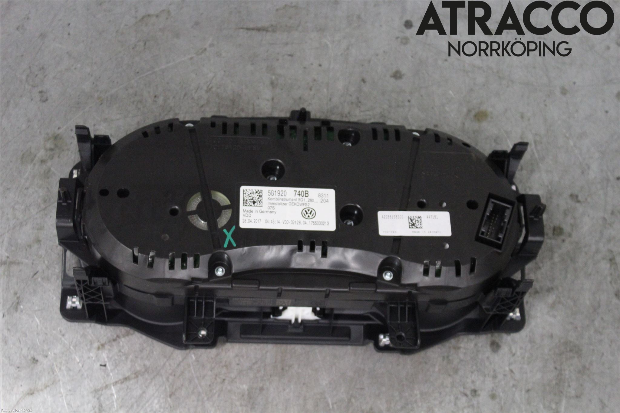 Volkswagen VW GOLF / E-GOLF VII 13-20 Instrument Komb