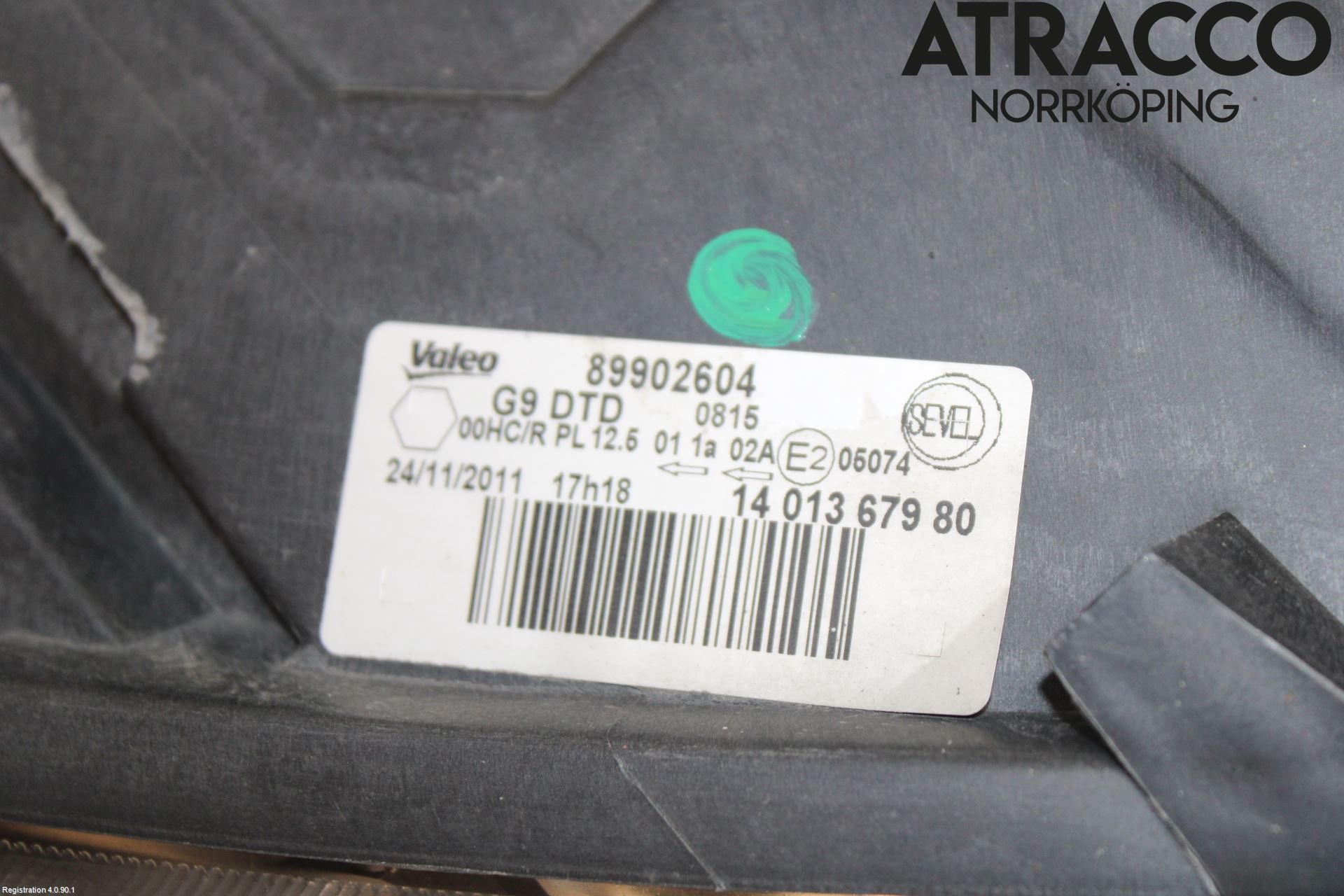 Citroen JUMPY 07-16 Strålkastare Höger