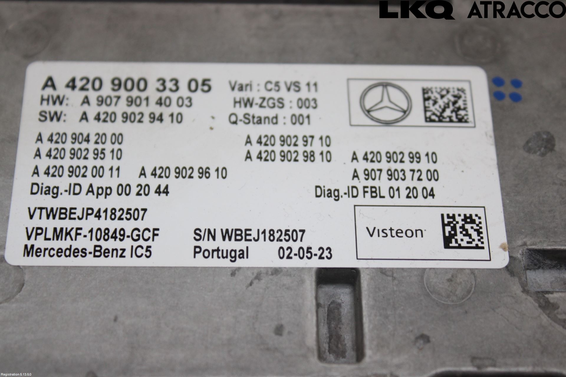 Mercedes-Benz MB SPRINTER (W907/W910) 19- Styrenhet Multimedia