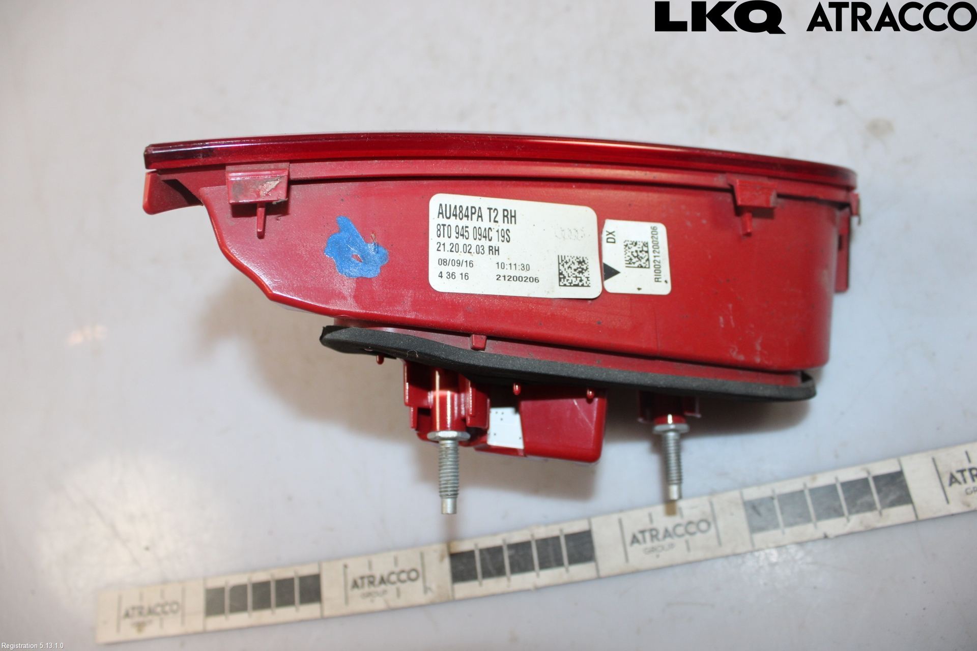 Audi A5 07-16 Bakljus Lucka Hö