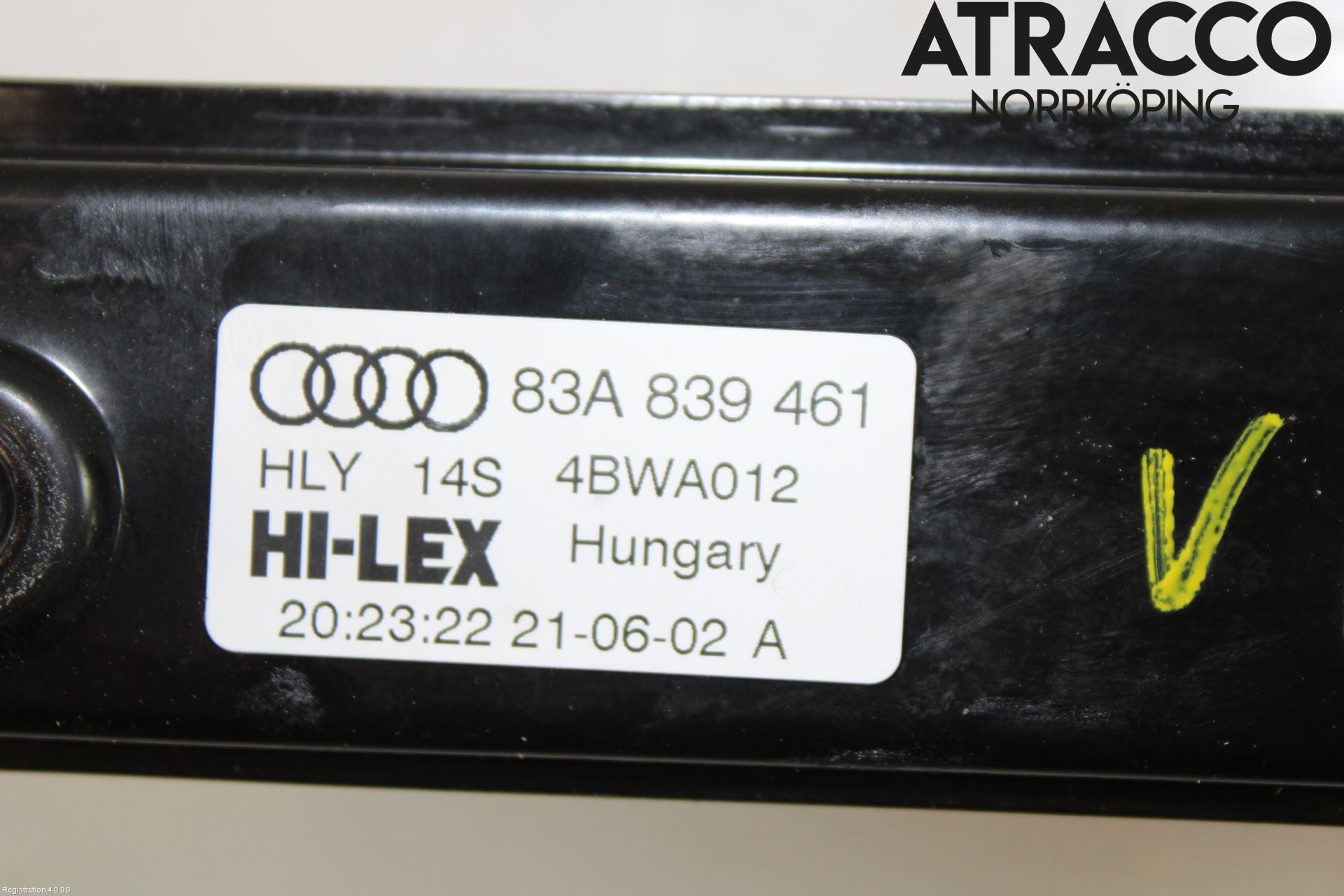 Audi Q3 F3 19- Fönsterhiss El Kompl