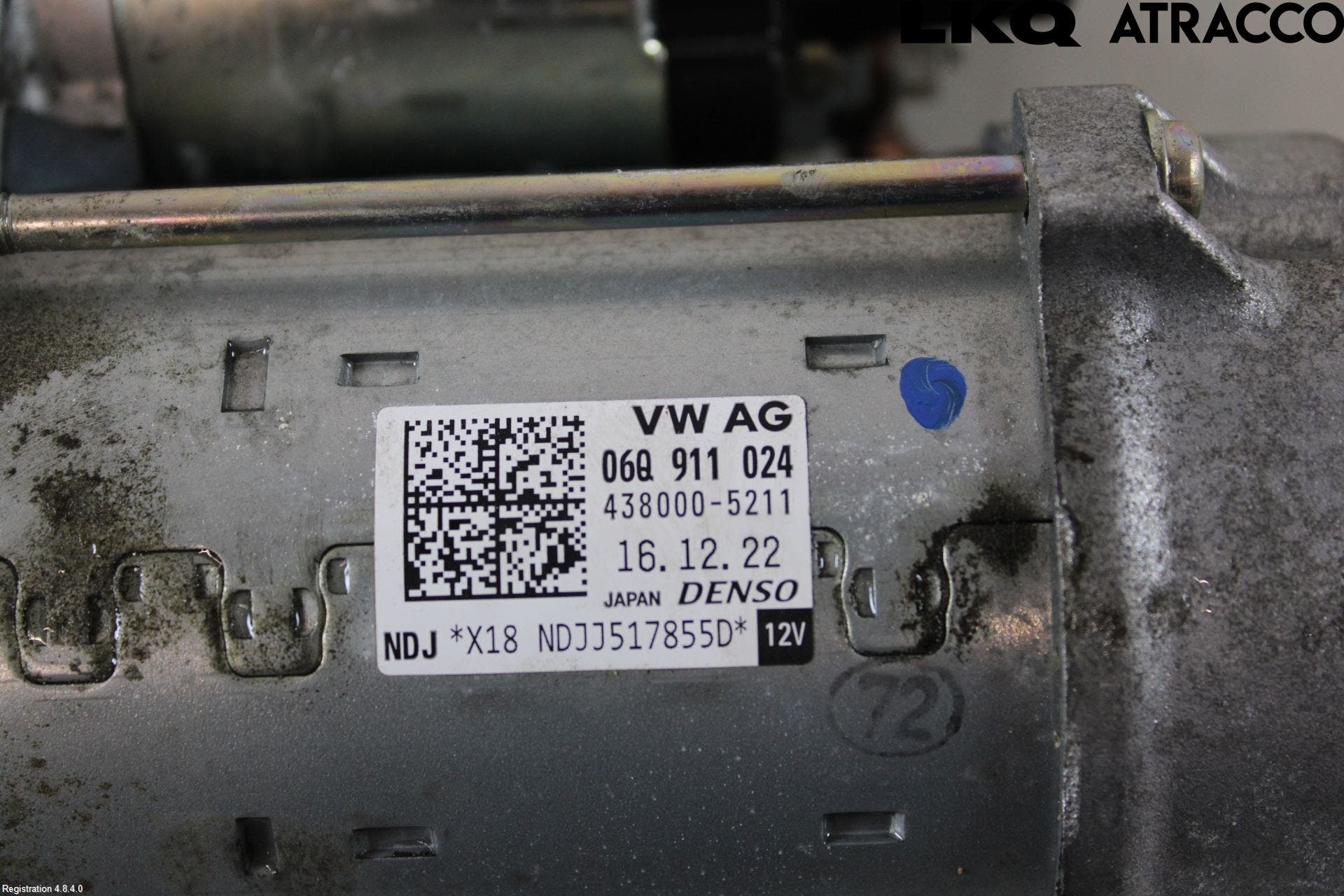 Audi A4/S4 B9 20- Startmotor