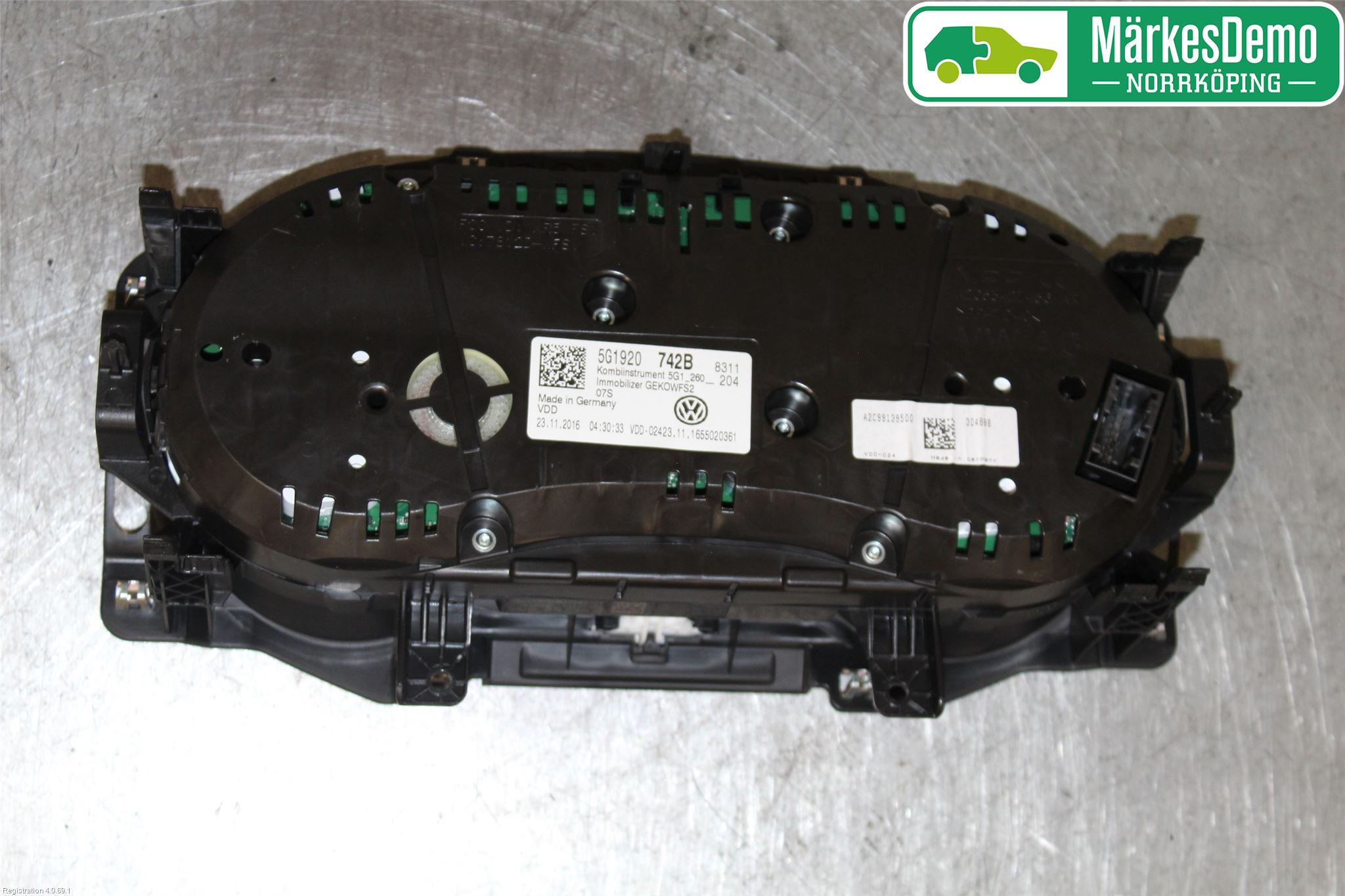 Volkswagen VW GOLF / E-GOLF VII 13-20 Instrument Komb