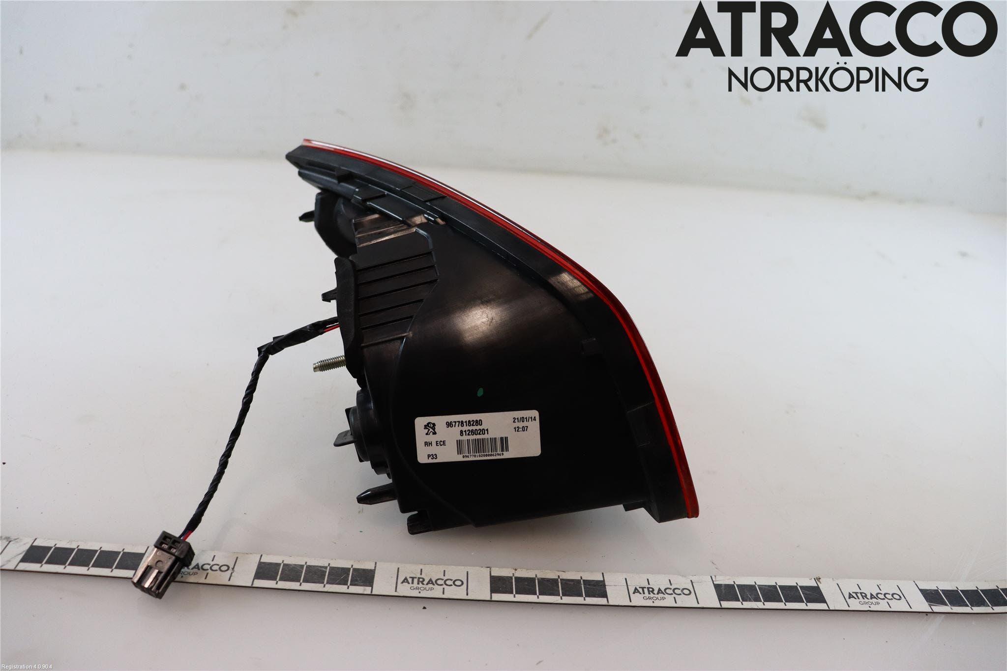 Peugeot 308 14-21 Bakljus Lucka Hö