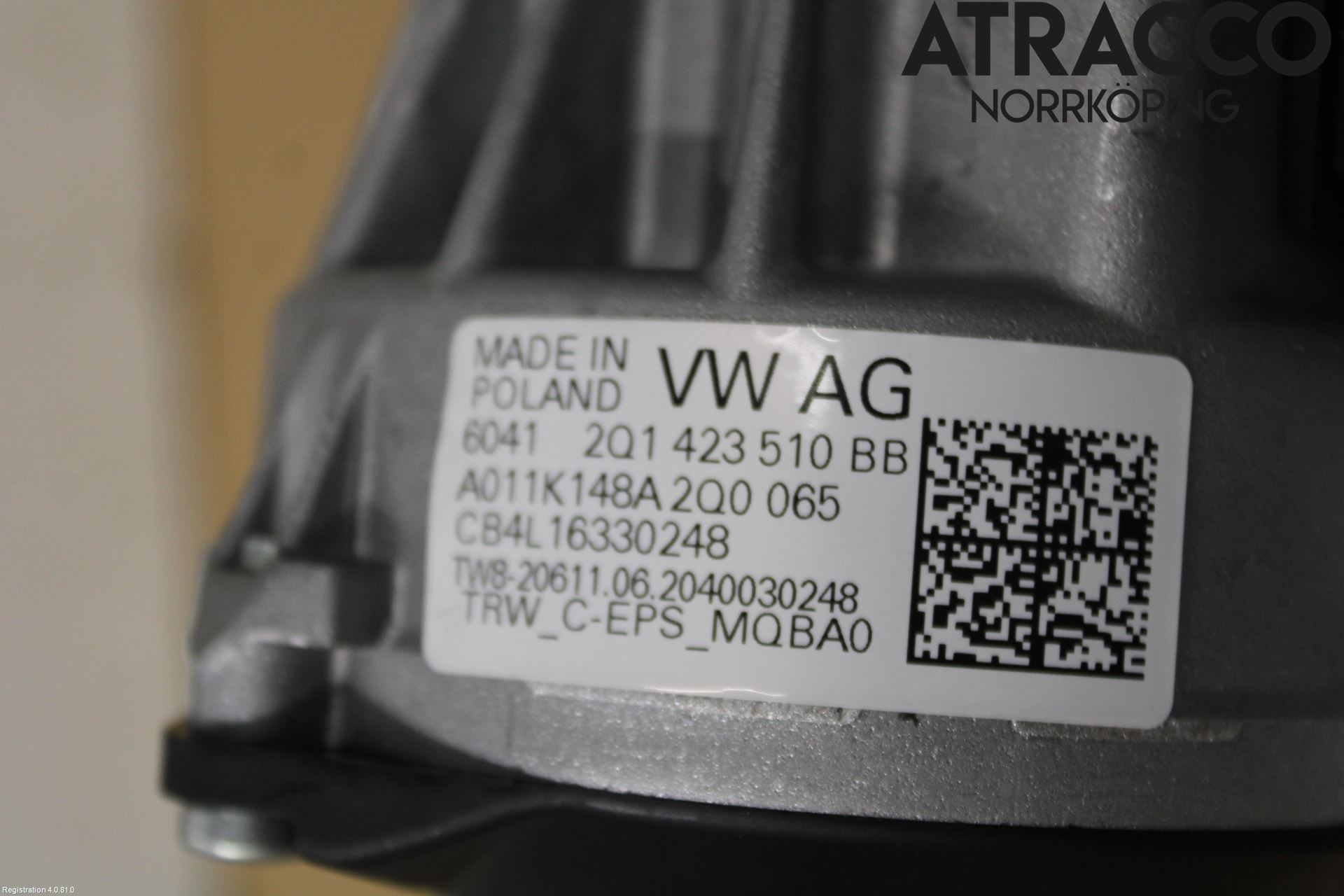 Audi A1 19- Rattaxelagg Med Inb Servo