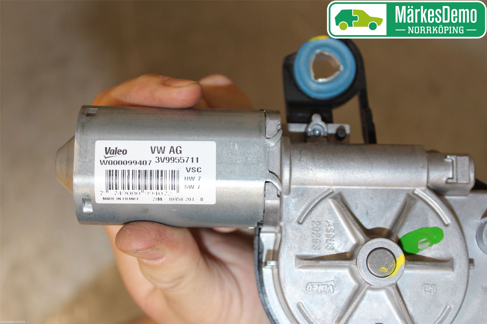 Skoda SUPERB 16-24 Torkarmotor Baklucka