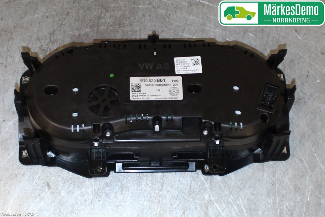 Volkswagen VW GOLF / E-GOLF VII 13-20 Instrument Komb