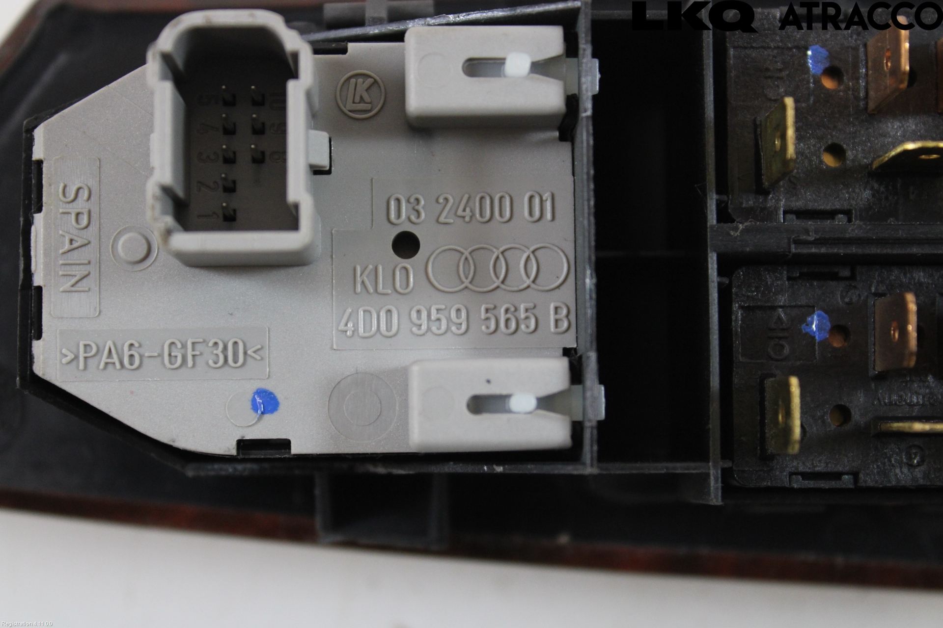 Audi A8/S8 4D 94-02 Strömställare Elhiss