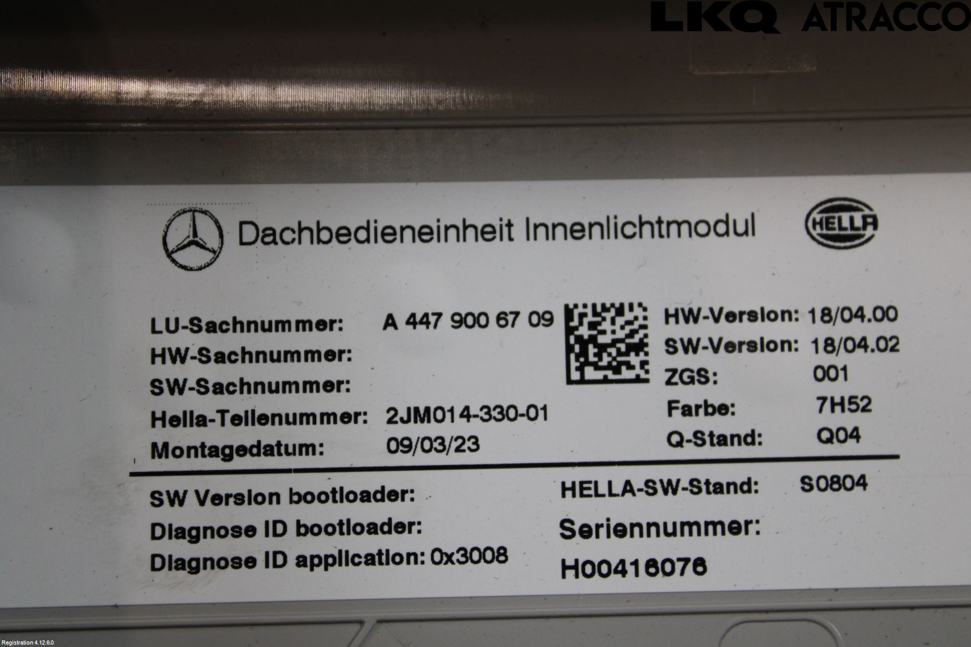 Mercedes-Benz MB VITO/V-KLASS (W640,W447,W448) 14- Innerbelysning