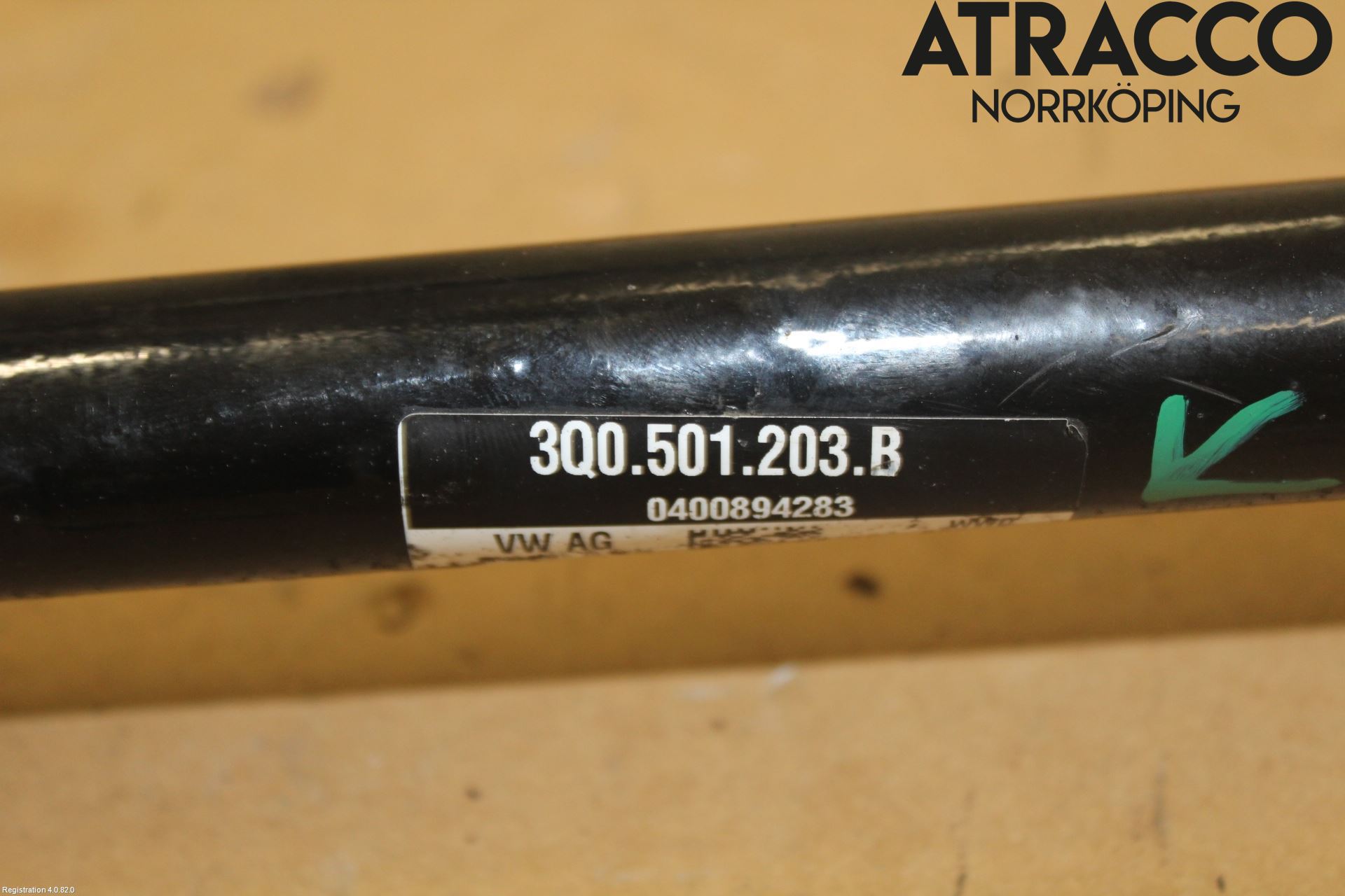Volkswagen VW TIGUAN 16-24 Drivaxel Bak Vänster