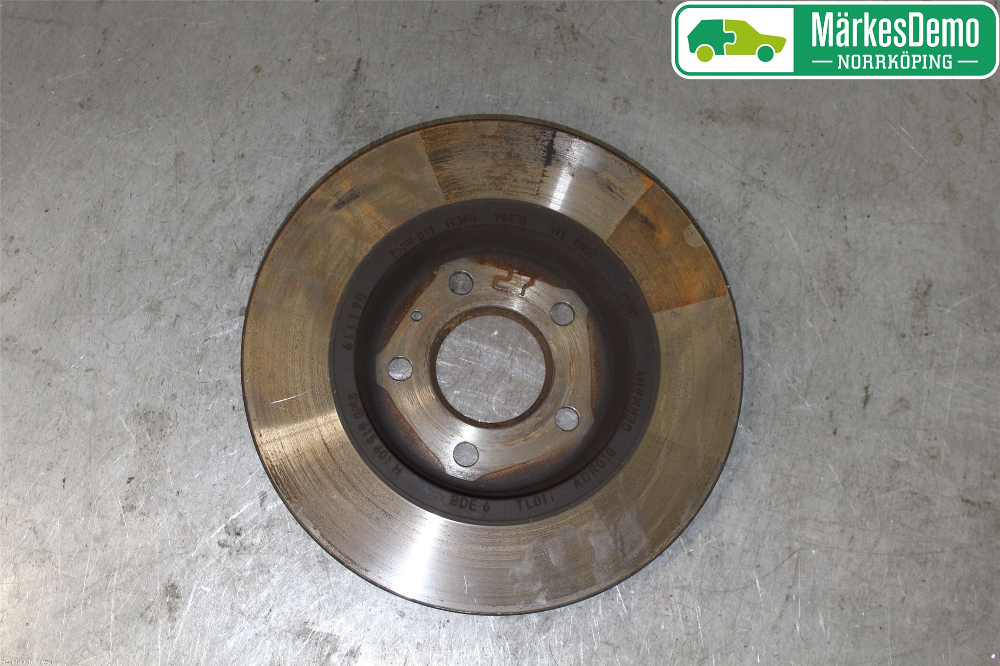 Audi A4/S4 B9 20- Bromsskiva Bak