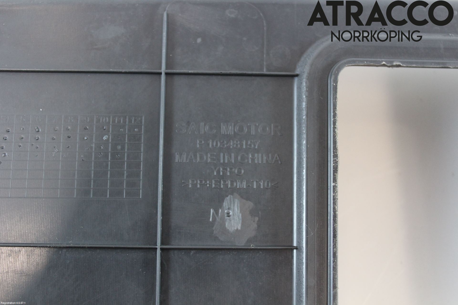 MG ZS EV 20- Täckplast Front