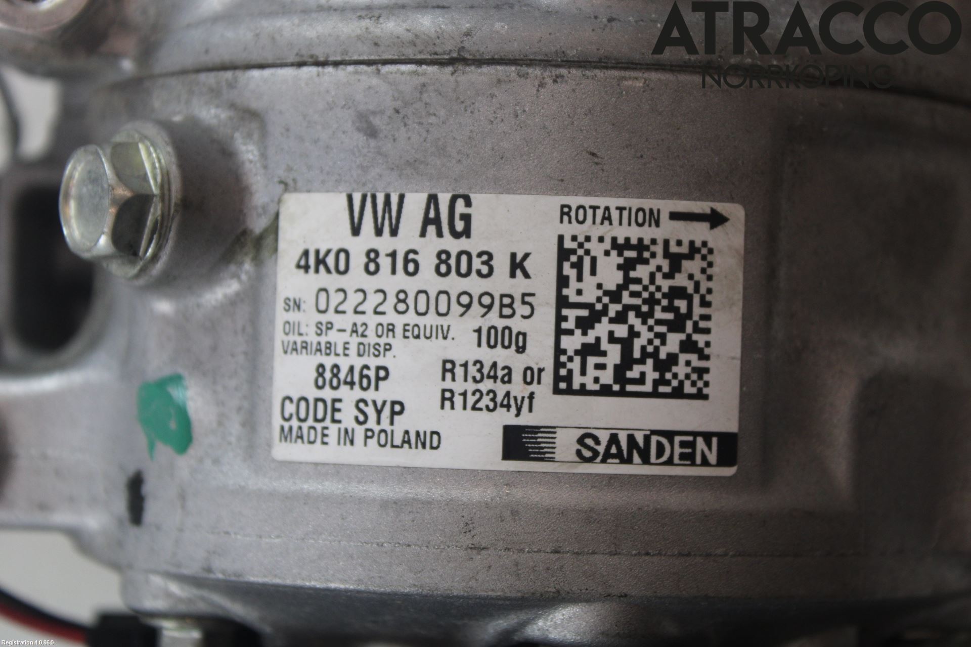 Audi A6 F2/C8 19- Ac Kompressor