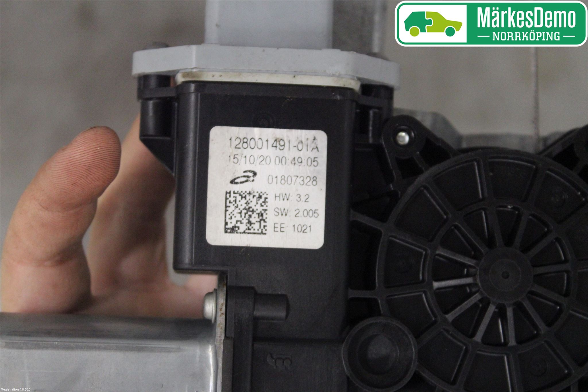 Renault ZOE/E-TECH 13- Fönsterhiss El Kompl