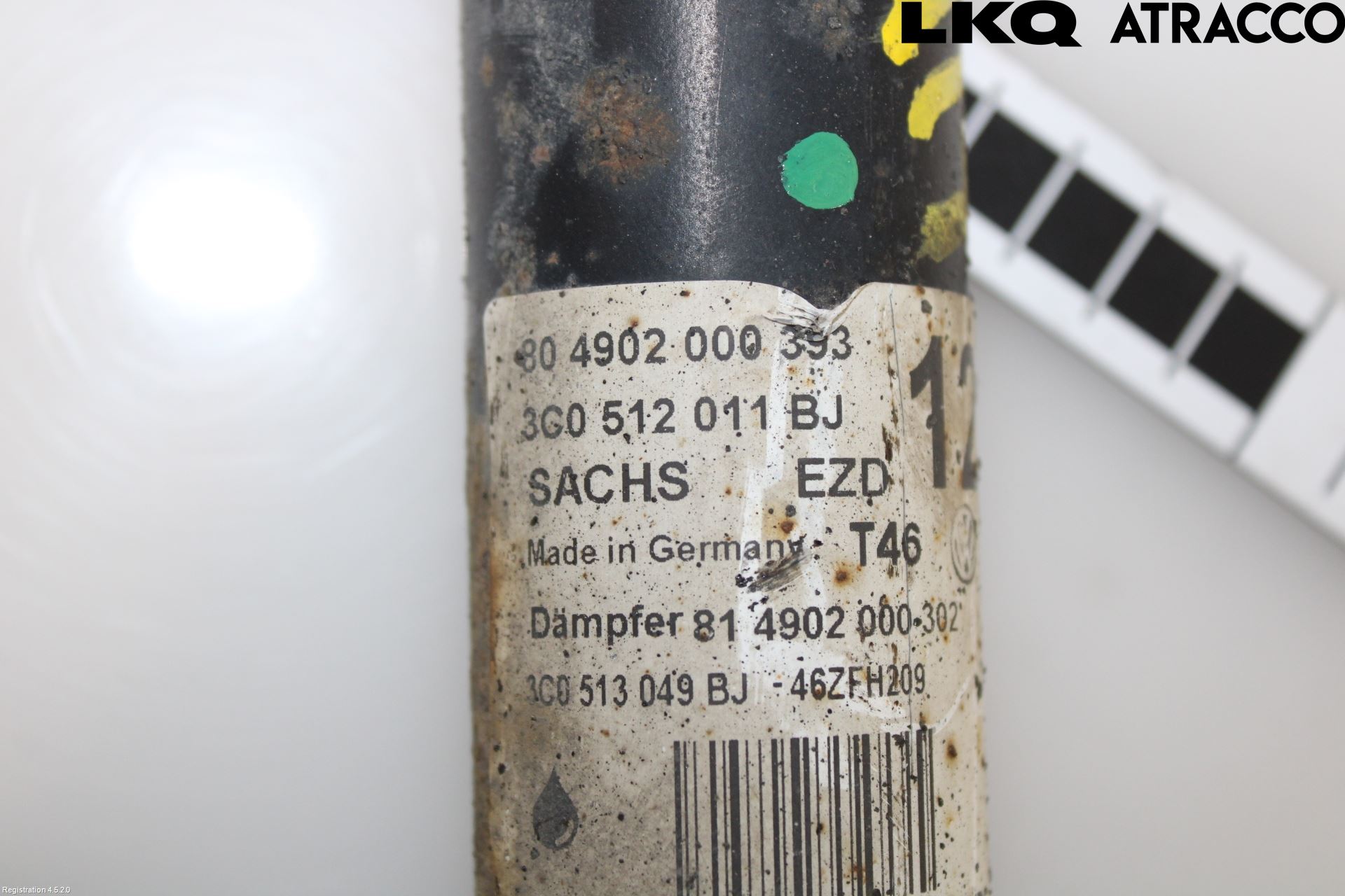 Volkswagen VW PASSAT 11-14 Stötdämpare Bak
