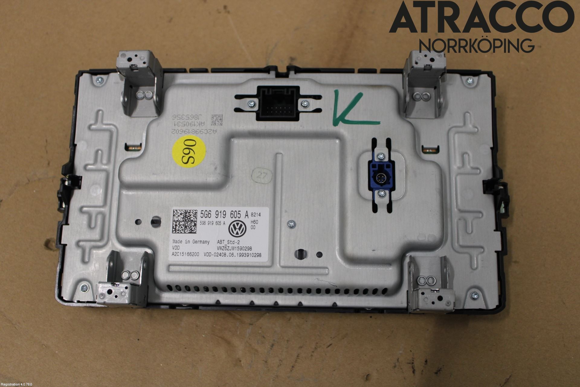 Volkswagen VW TIGUAN 16-24 Multifunktionsdisplay