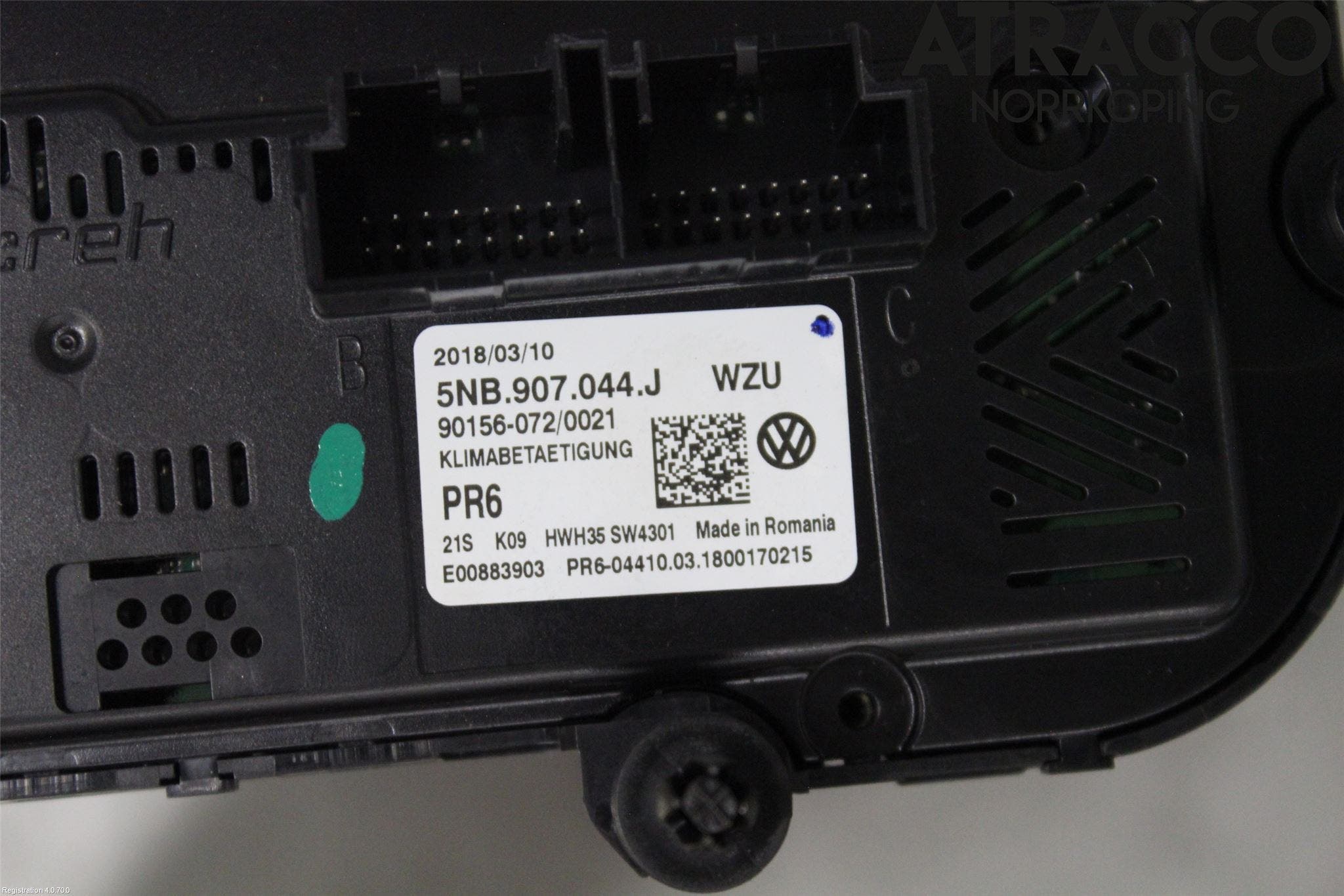 Volkswagen VW TIGUAN 16-24 Värmereglage