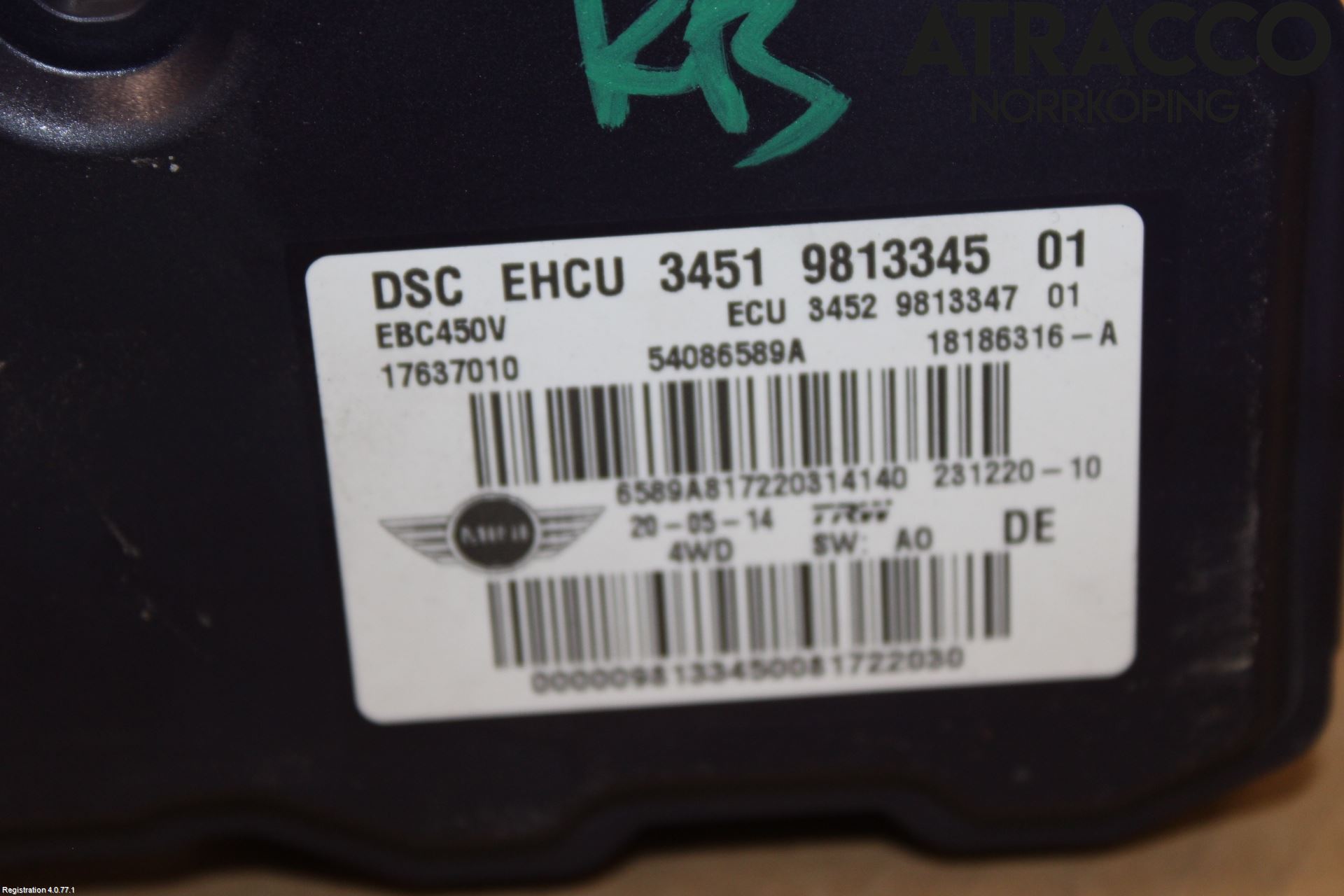 Mini COUPE R56 05-14 Abs Hydraulaggregat
