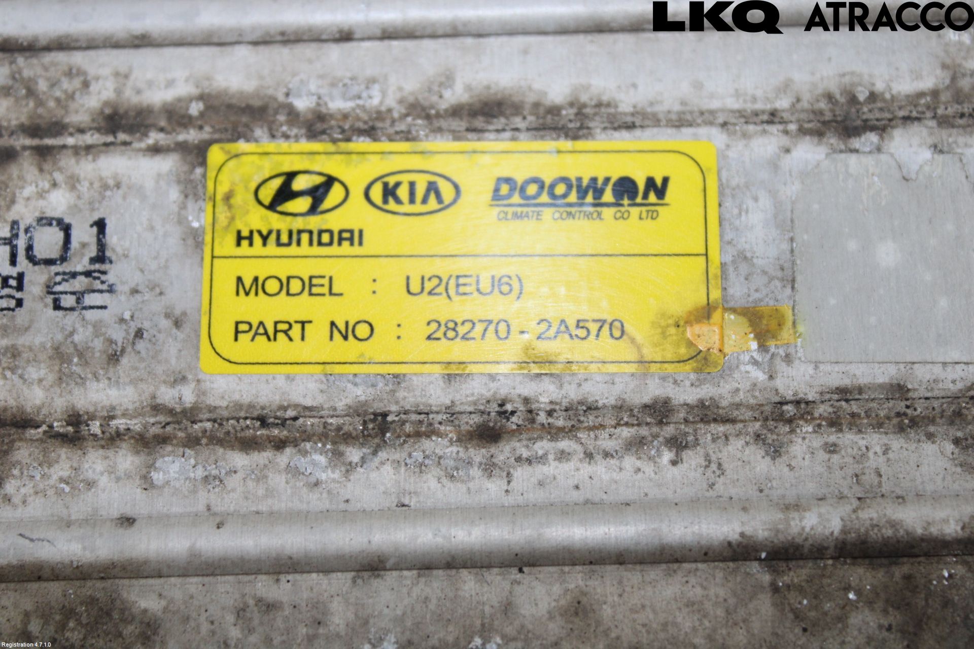 Kia CEED 12-18 Laddluft-Intercooler Kyl