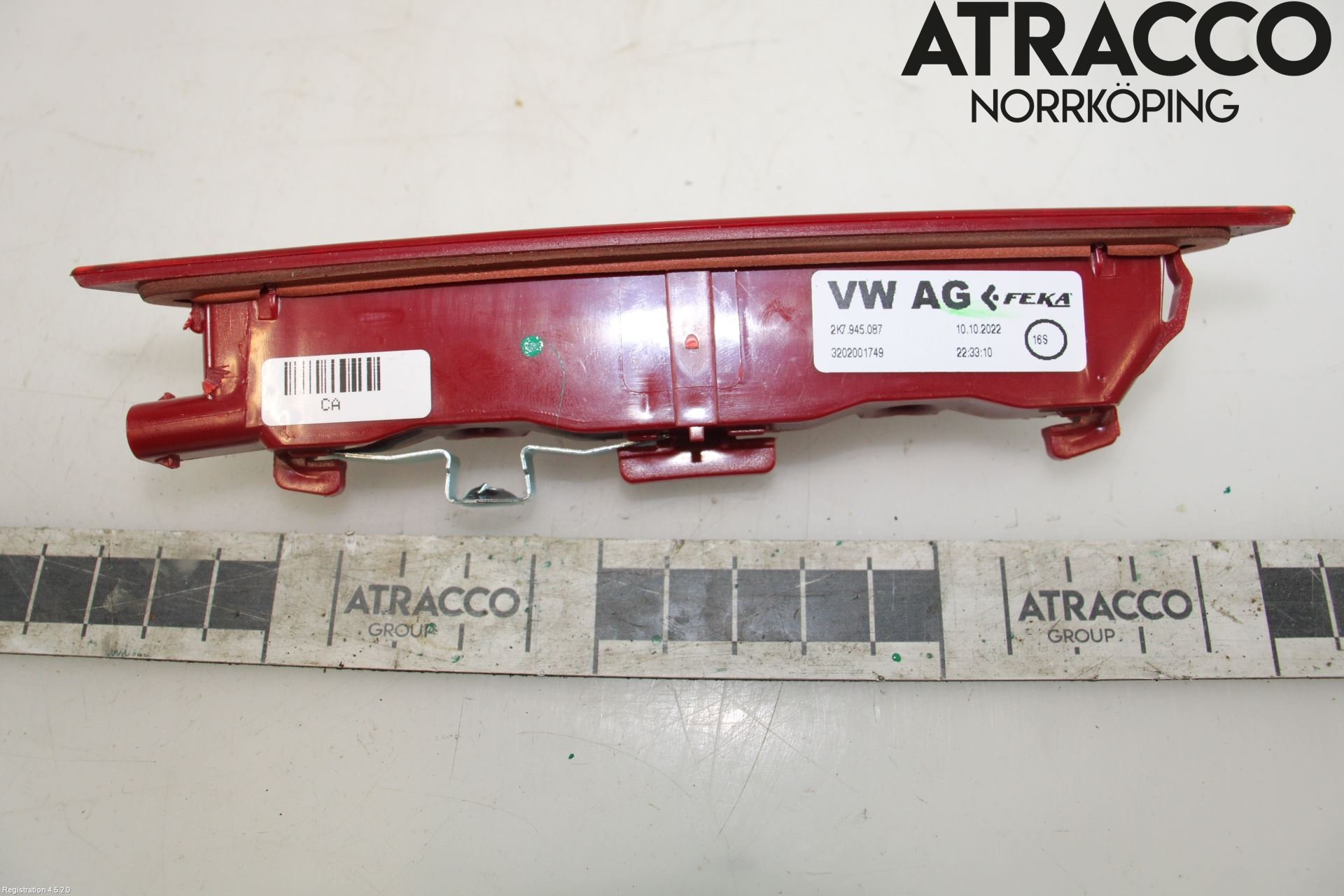 Volkswagen VW CADDY 21- Bromsljus Bakruta