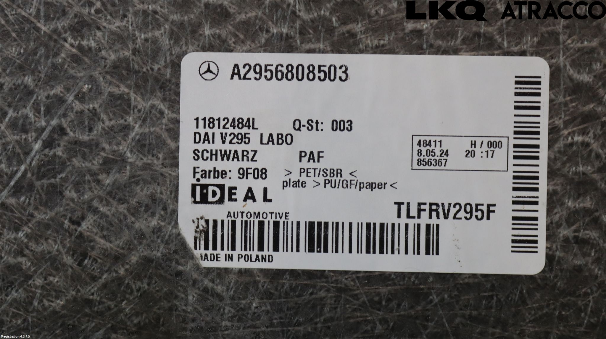 Mercedes-Benz MB EQE (V295) 22- Bagage Golv