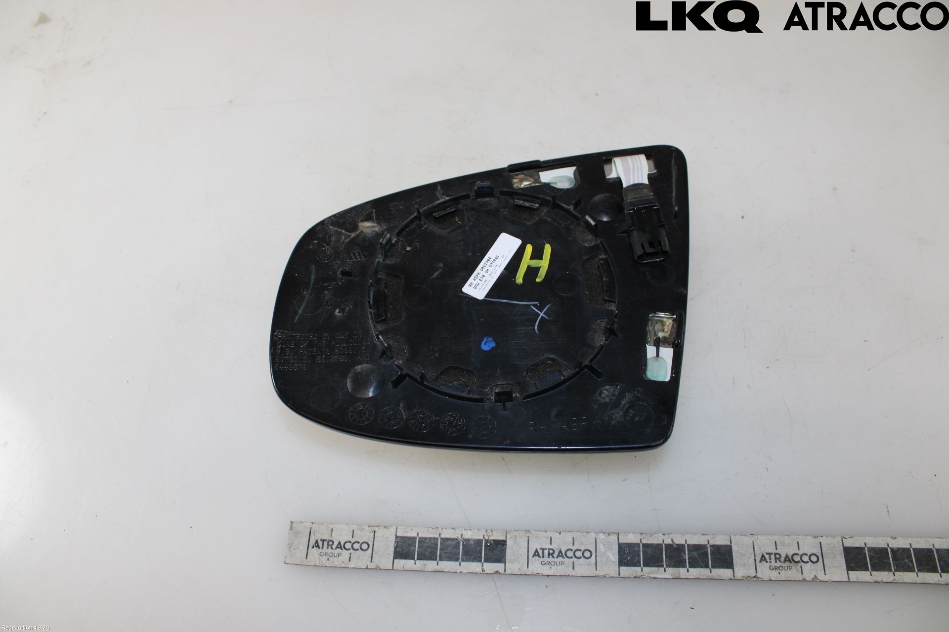 BMW X6 E71/E72   08-14 Spegelglas Hö