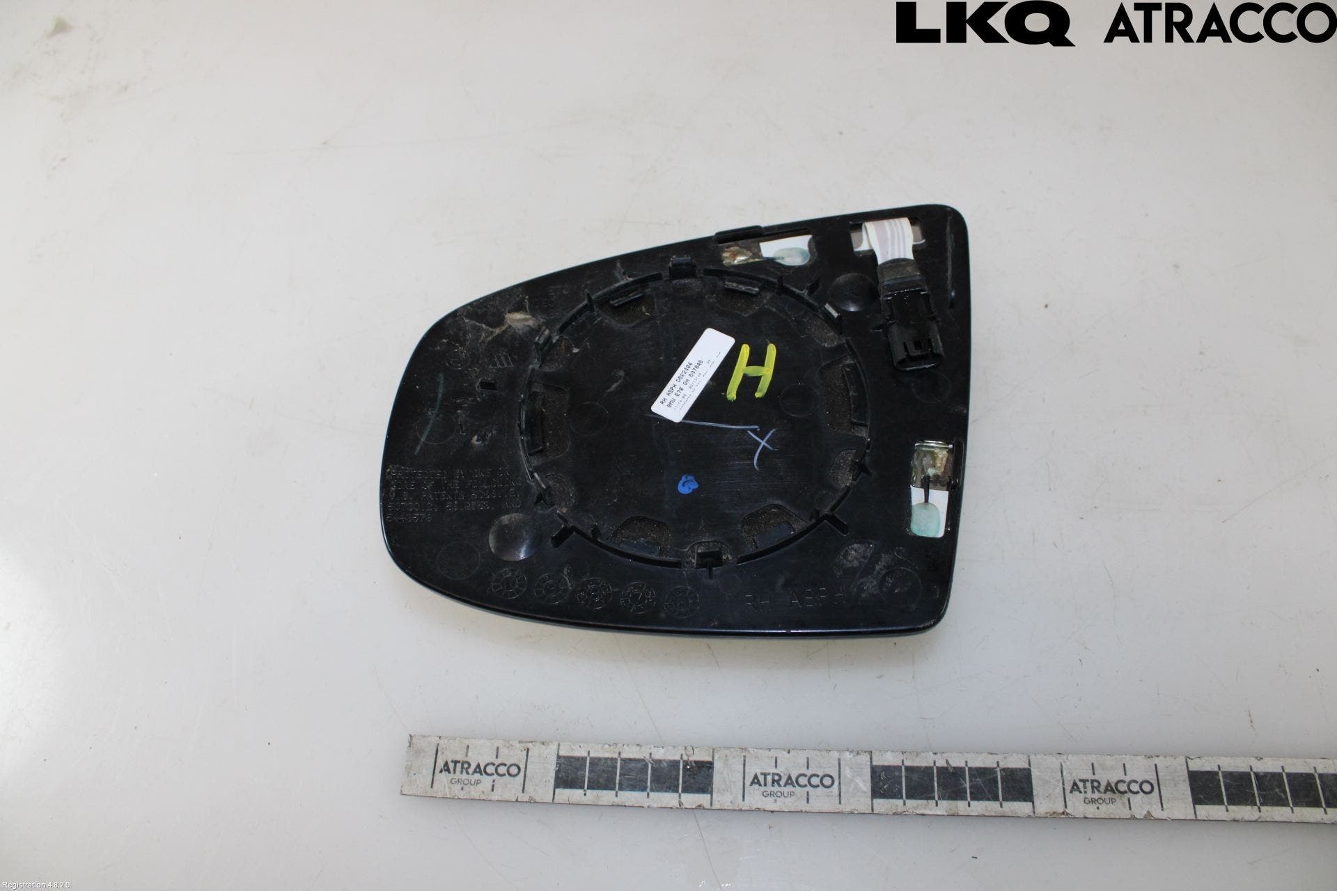 BMW X6 E71/E72 08-14 Spegelglas Hö