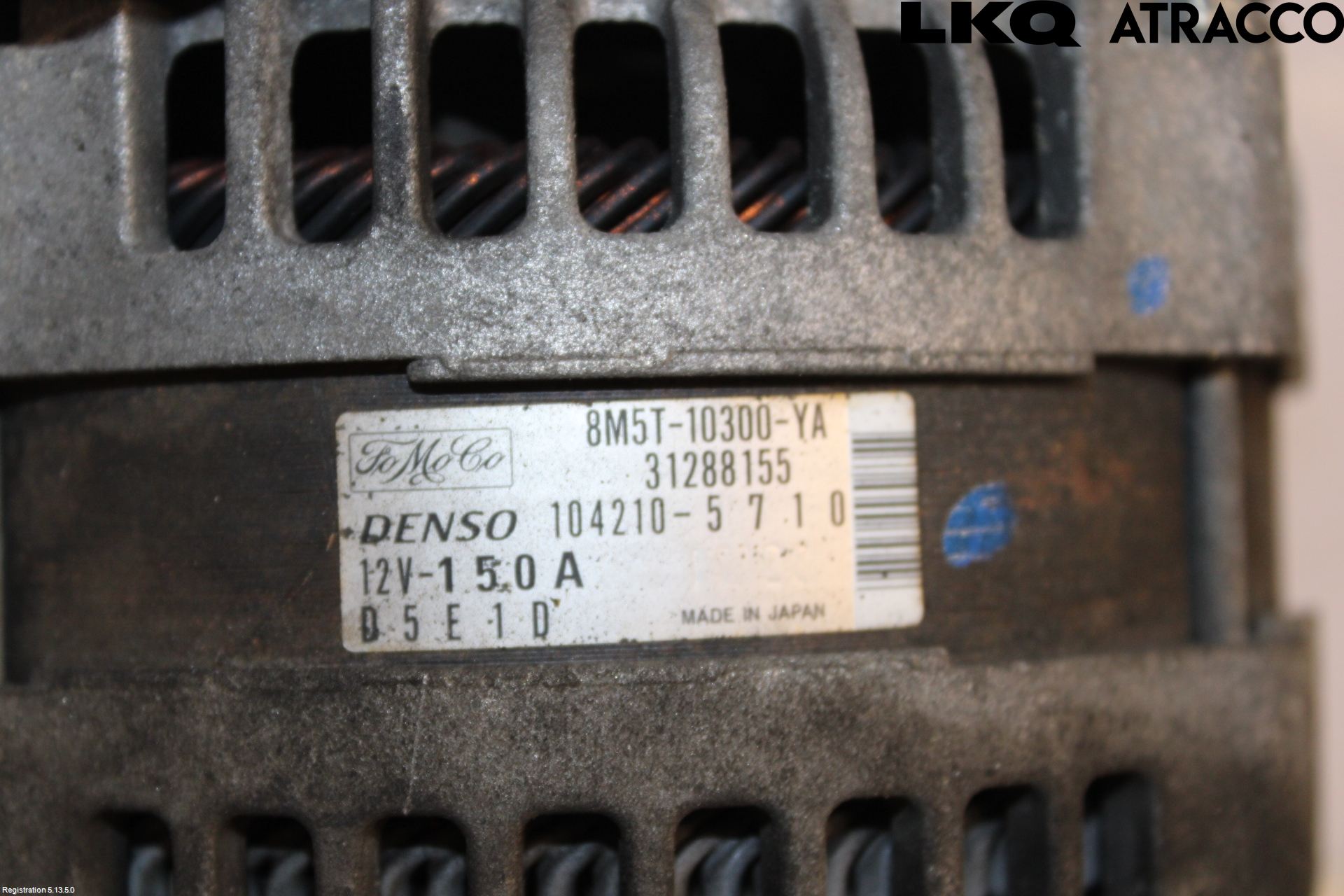 Volvo V50 08-12 Generator