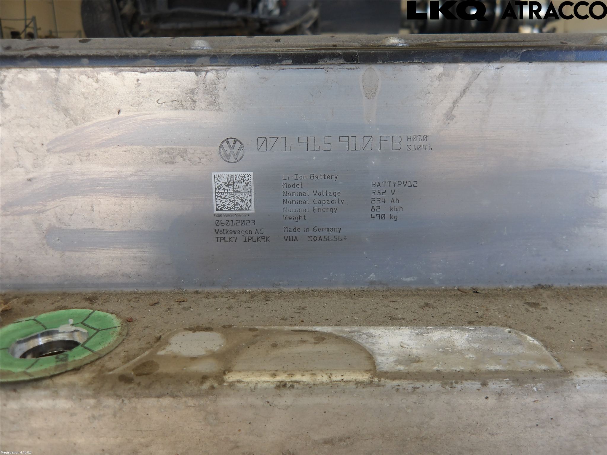Volkswagen VW ID.4 21- Batteri Högspänning