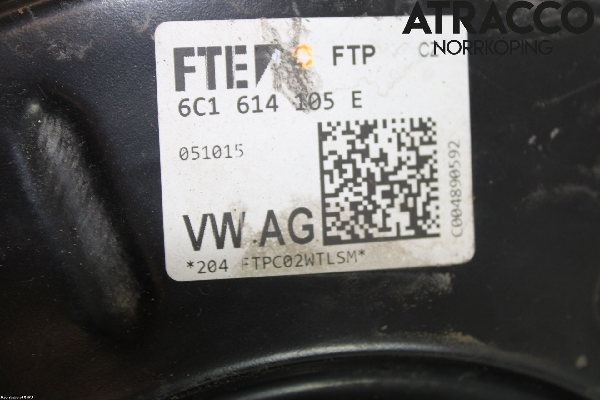 Skoda FABIA 15-21 Bromsservo