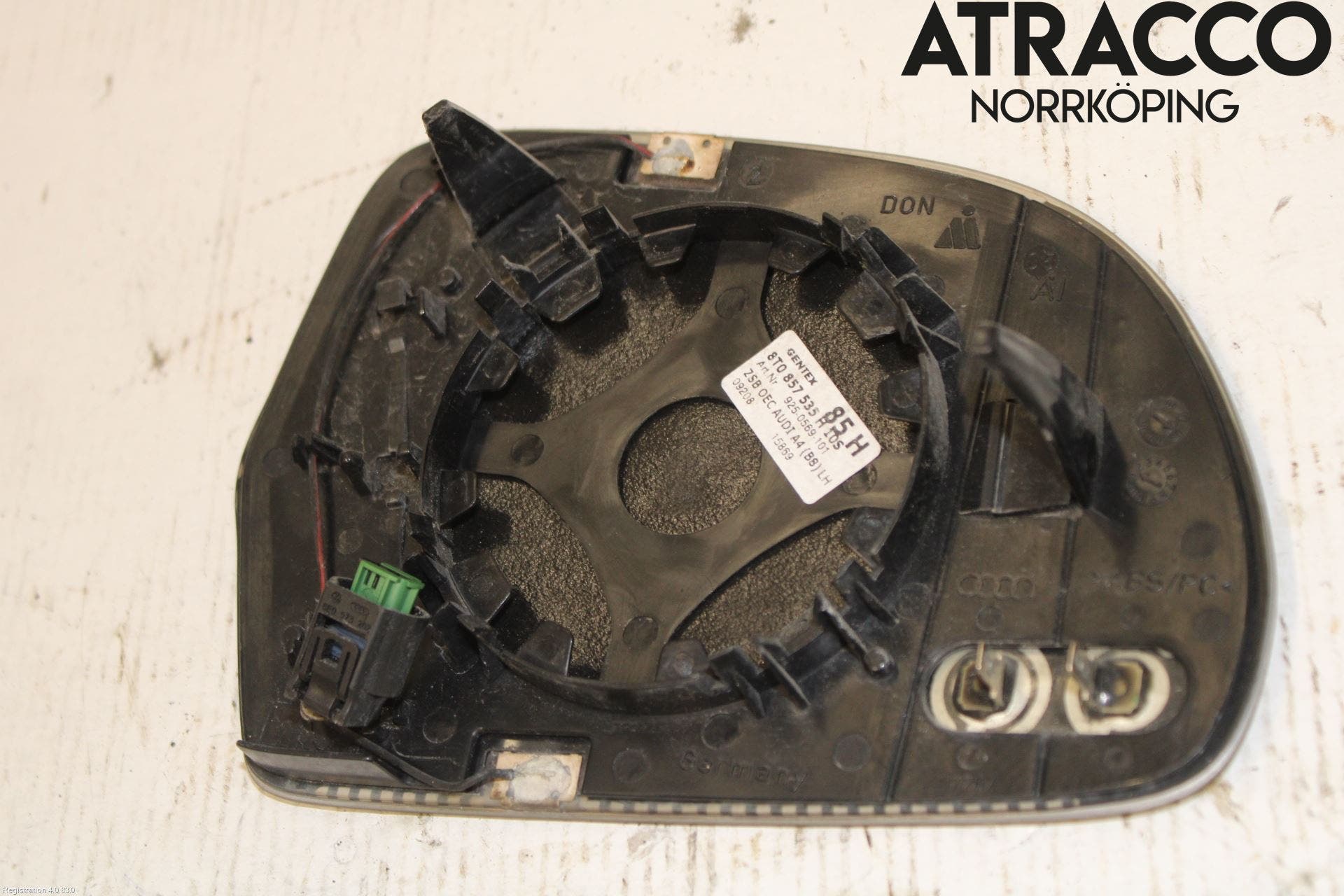 Audi A5 07-16 Spegelglas Vä