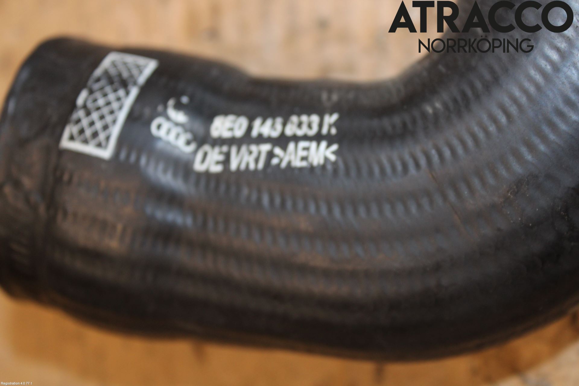 Audi A4/S4 05-07 Laddluft-Intercoolerrör